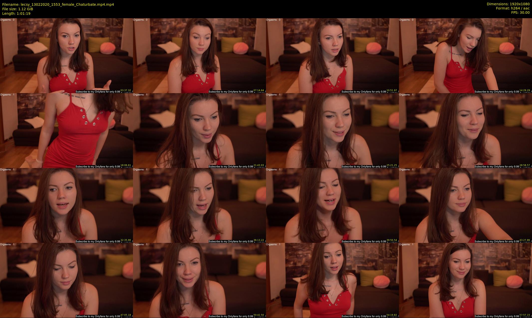 lecsy — 62 minute Chaturbate female cam show recording, 1080p, Feb 13, 2020