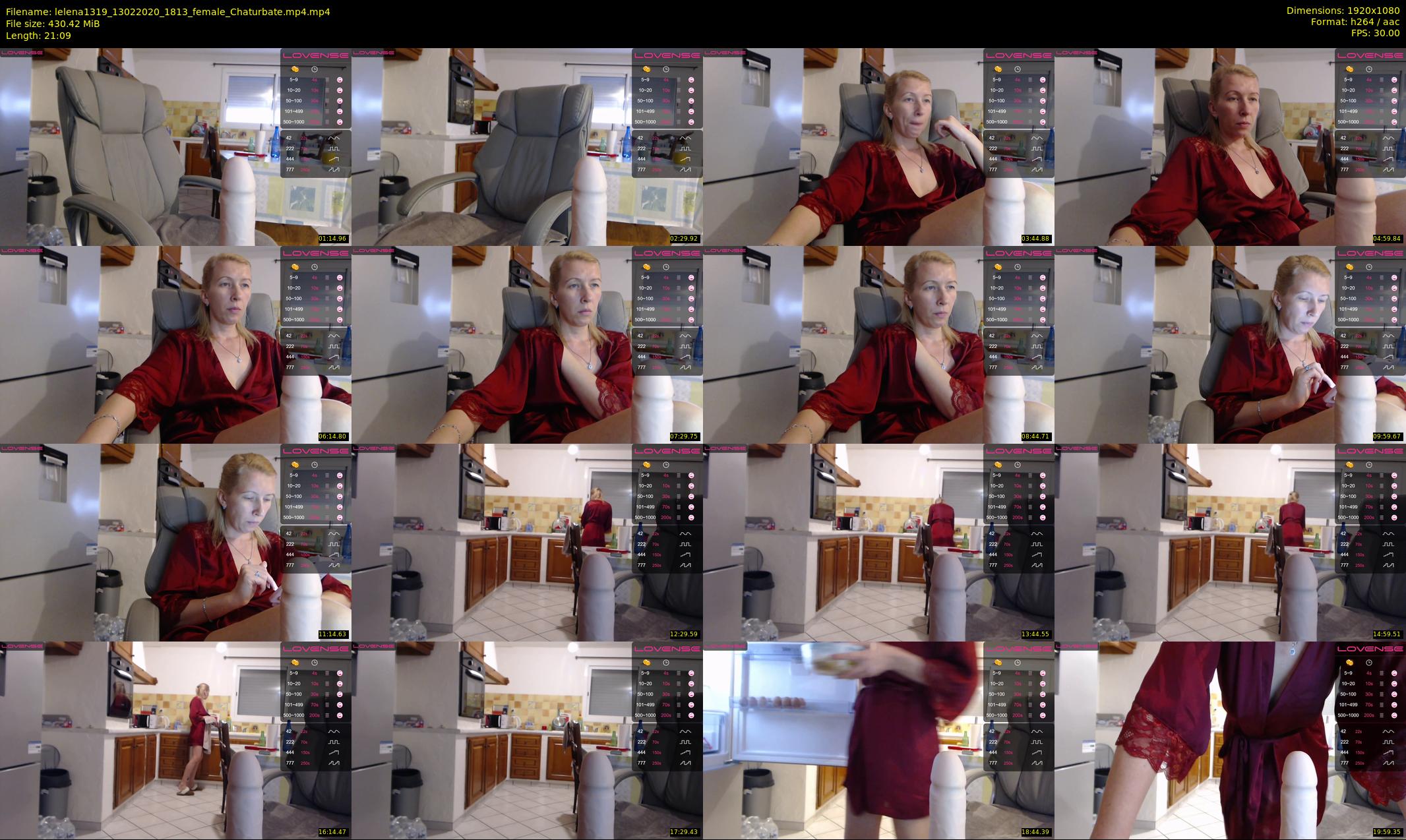 lelena1319 — 22 minute Chaturbate female cam show recording, 1080p, Feb 13, 2020