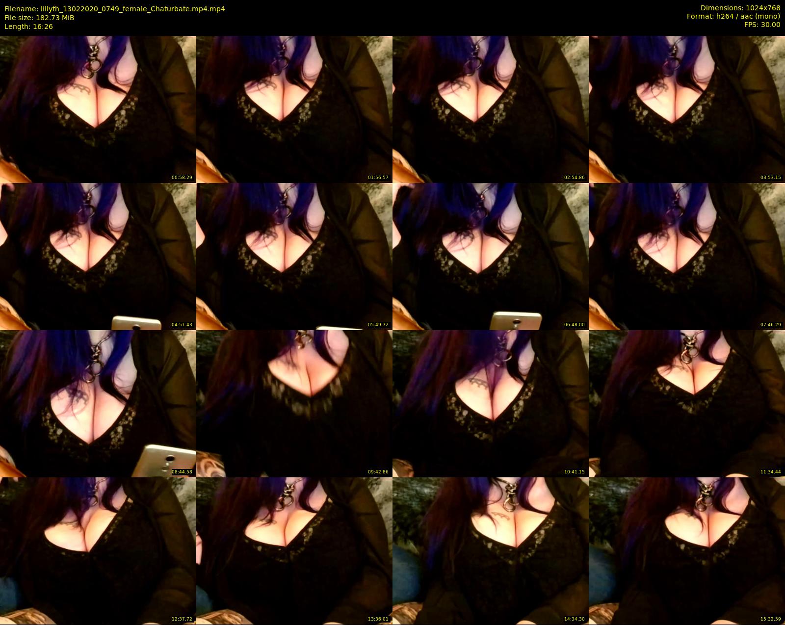 lillyth — 17 minute Chaturbate female cam show recording, 720p, Feb 13, 2020