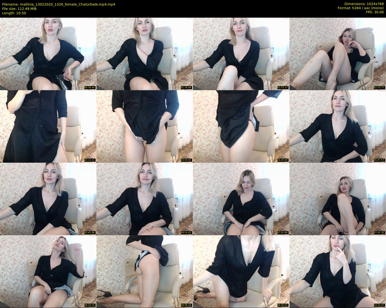 mallinia — 11 minute Chaturbate female cam show recording, 720p, Feb 13, 2020