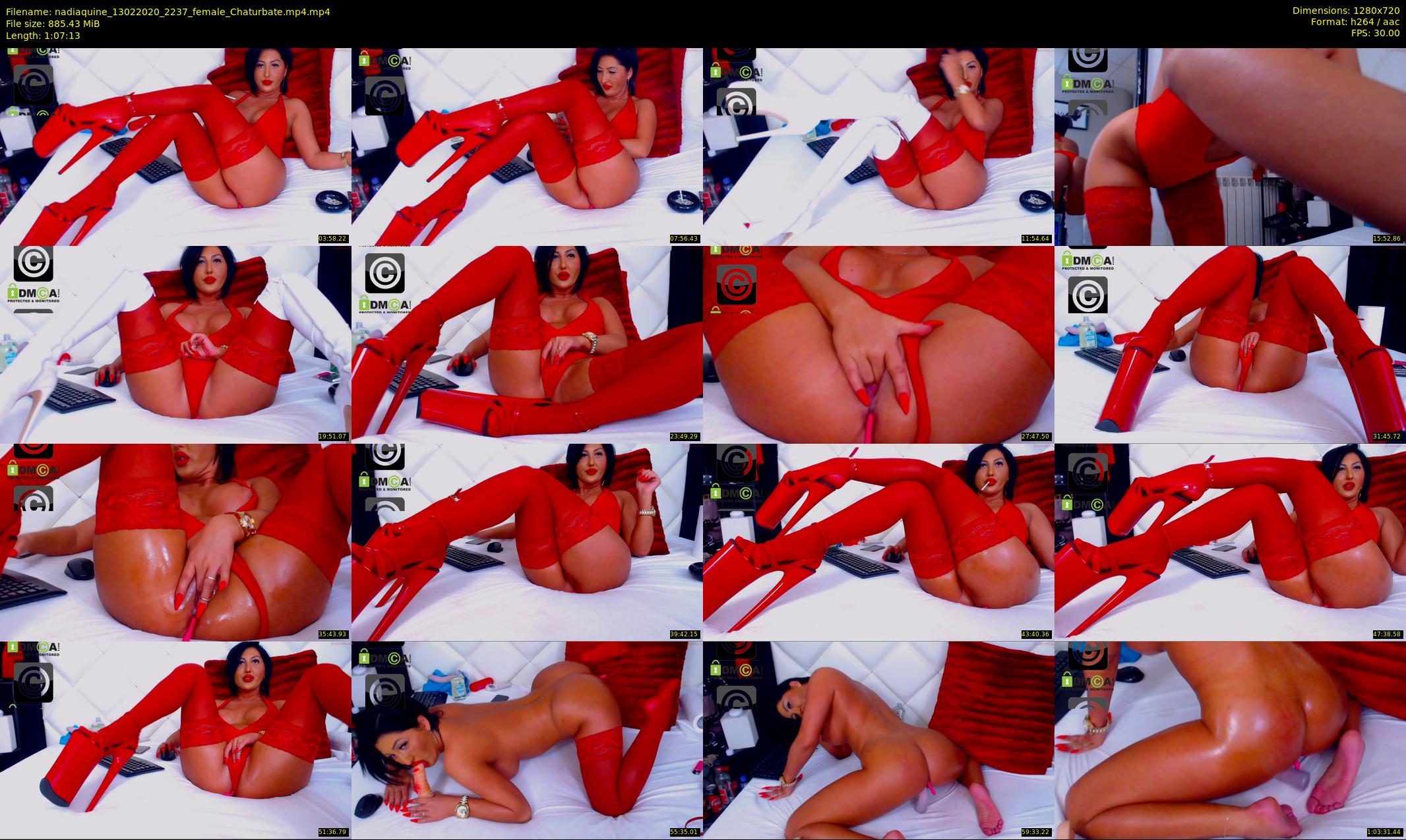 nadiaquine — 68 minute Chaturbate female cam show recording, 720p, Feb 13, 2020