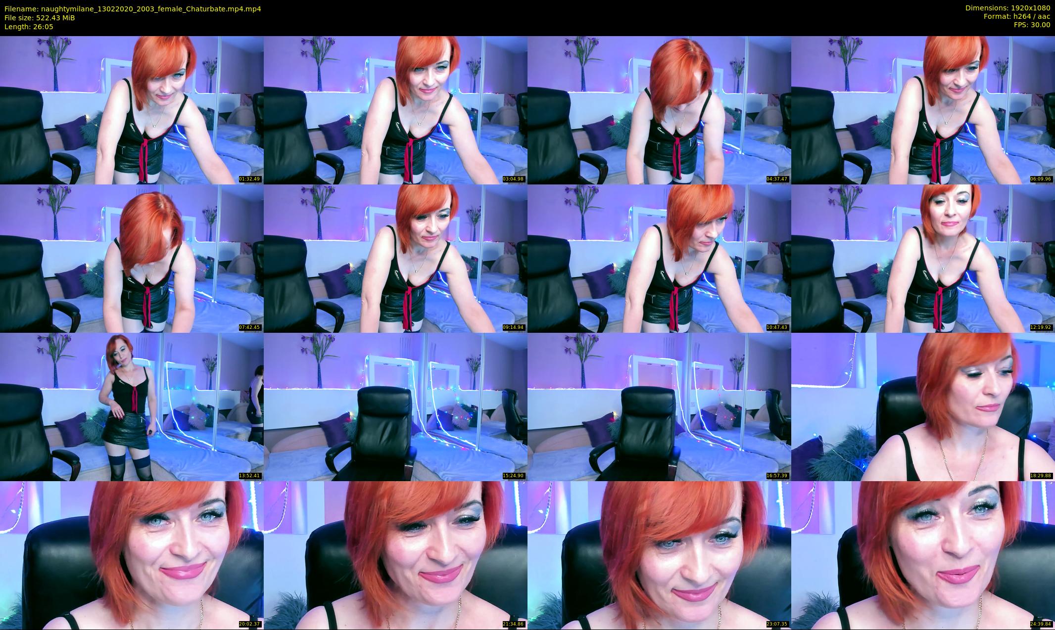 naughtymilane — 27 minute Chaturbate female cam show recording, 1080p, Feb 13, 2020