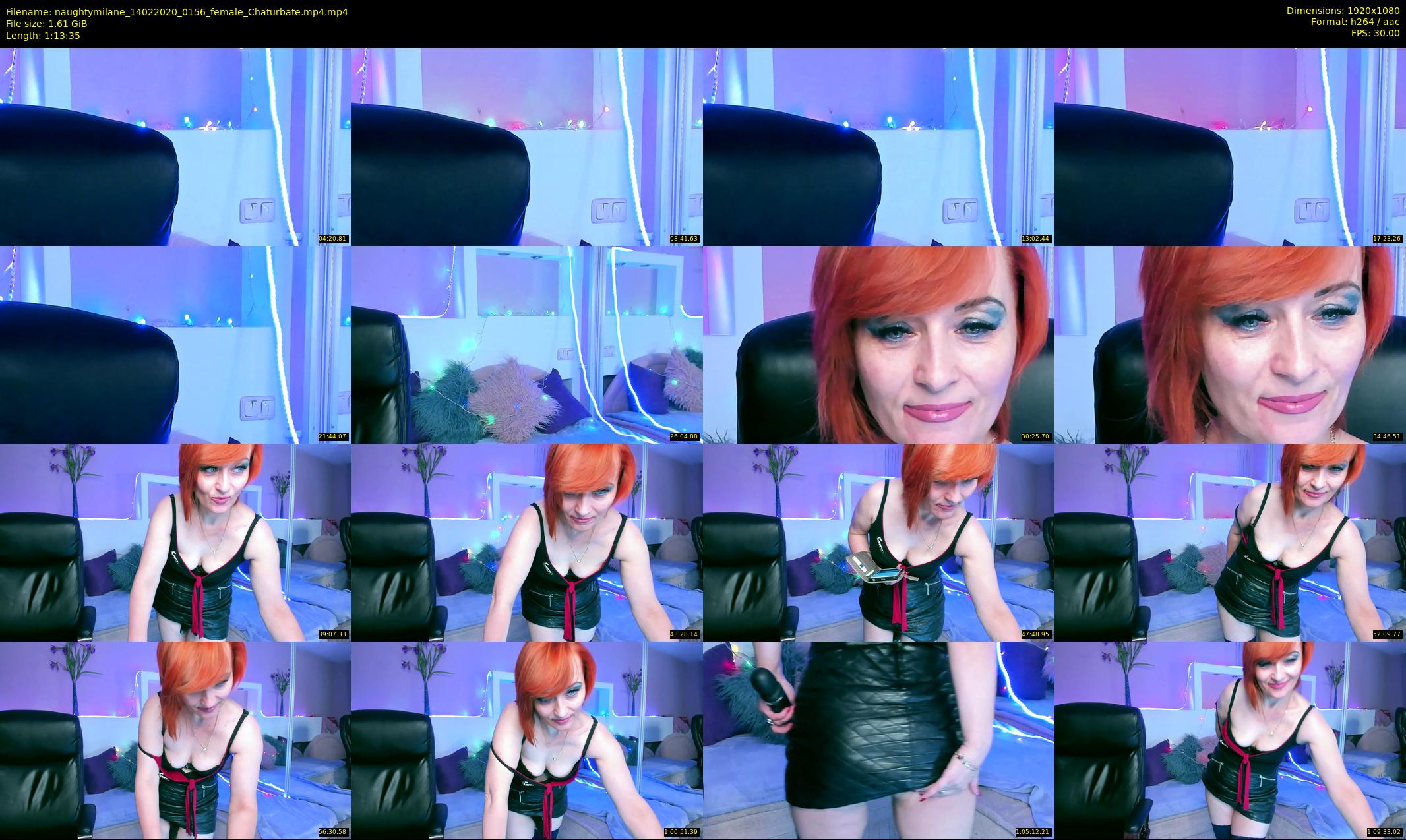 naughtymilane — 74 minute Chaturbate female cam show recording, 1080p, Feb 14, 2020