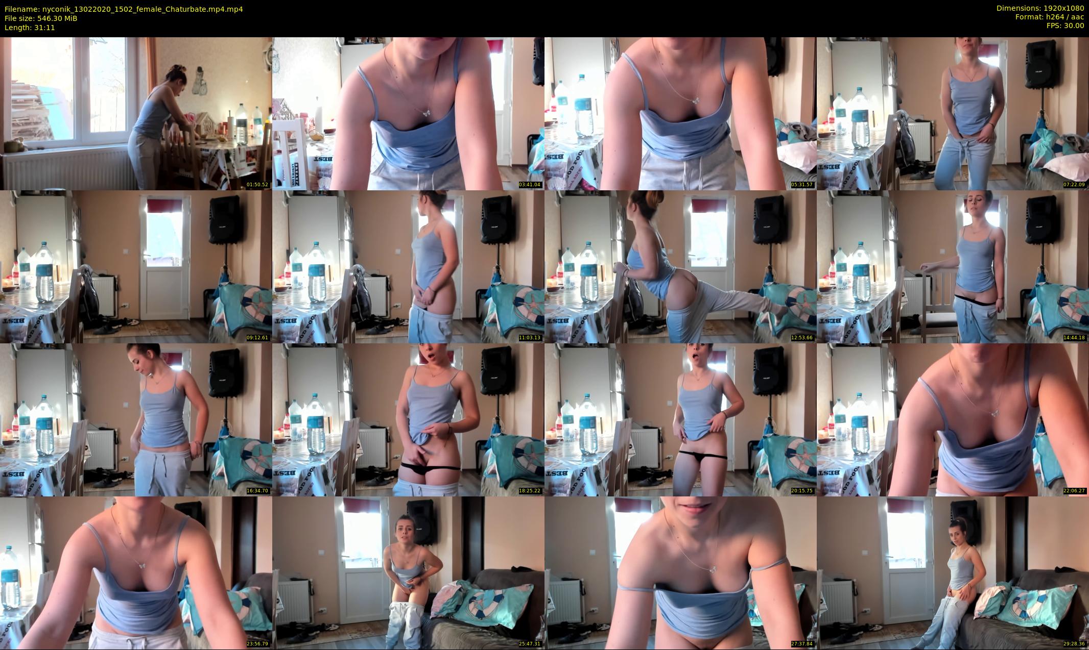 nyconik — 32 minute Chaturbate female cam show recording, 1080p, Feb 13, 2020