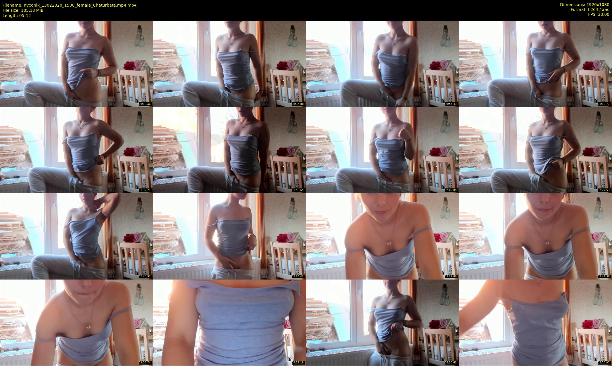 nyconik — 6 minute Chaturbate female cam show recording, 1080p, Feb 13, 2020