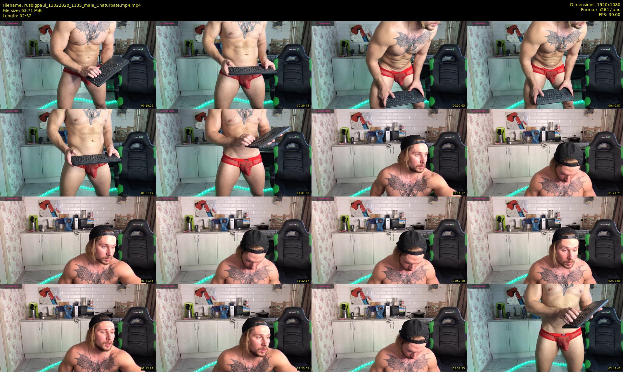 rusbigpaul — 3 minute Chaturbate male cam show recording, 1080p, Feb 13, 2020
