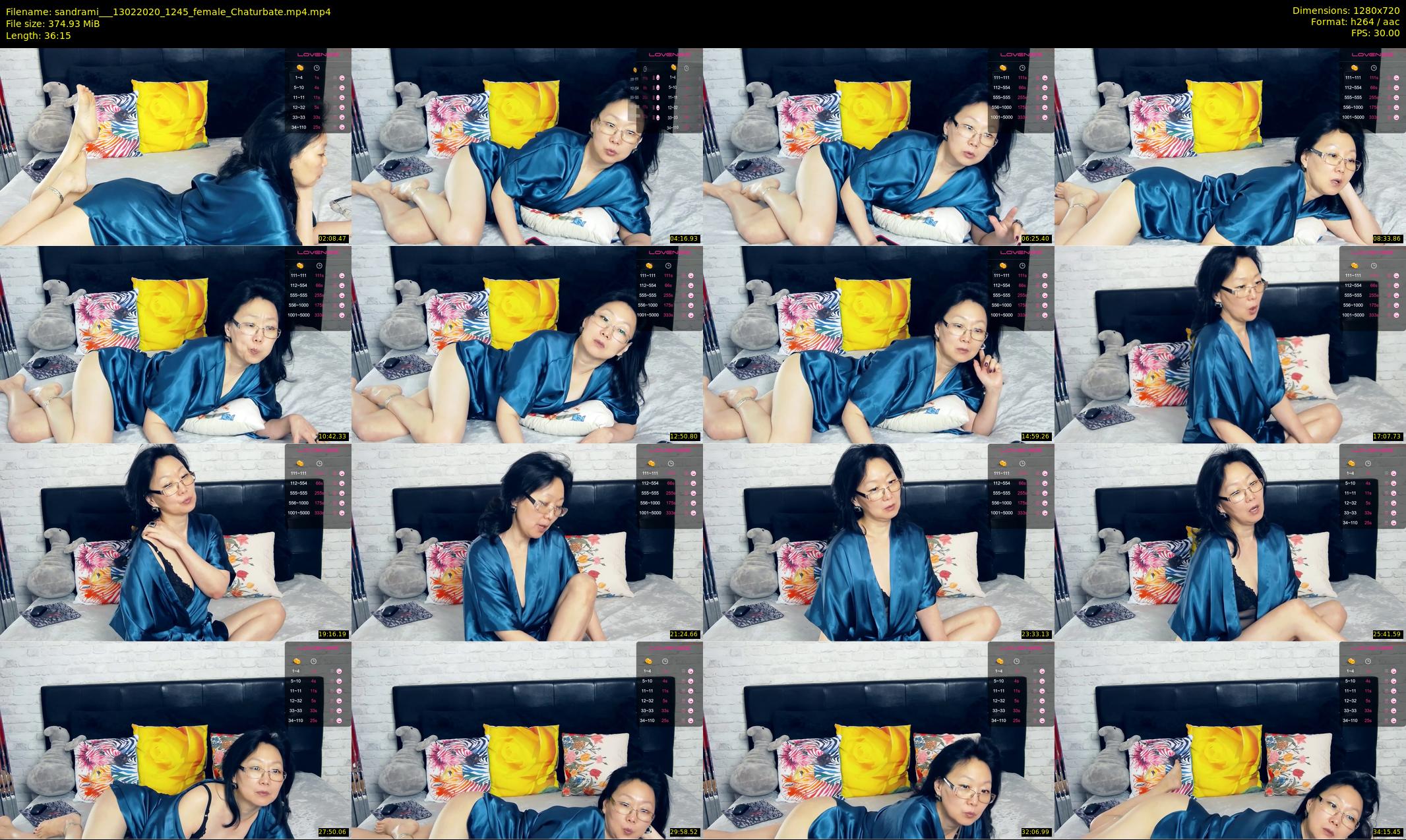 sandrami__ — 37 minute Chaturbate female cam show recording, 720p, Feb 13, 2020