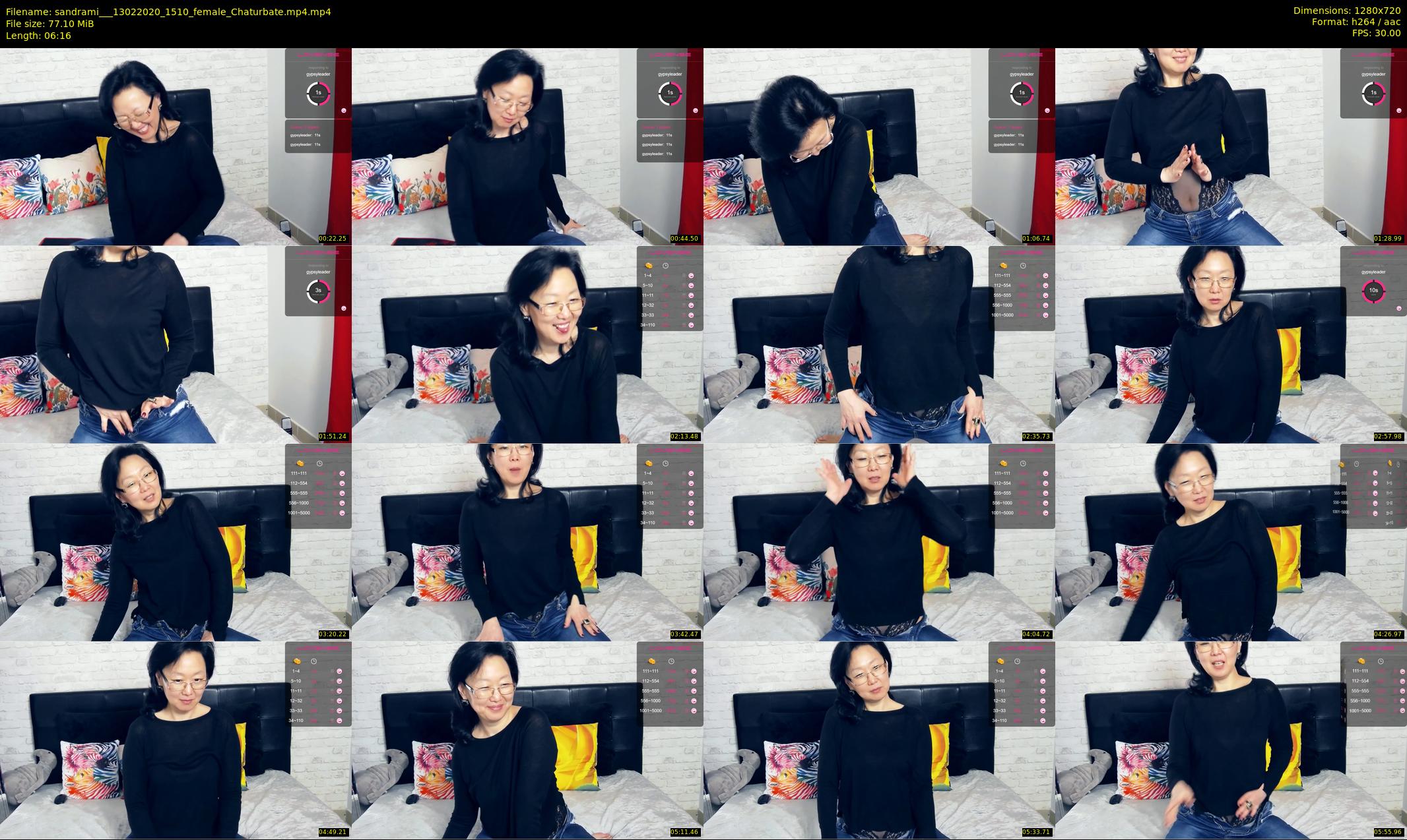 sandrami__ — 7 minute Chaturbate female cam show recording, 720p, Feb 13, 2020