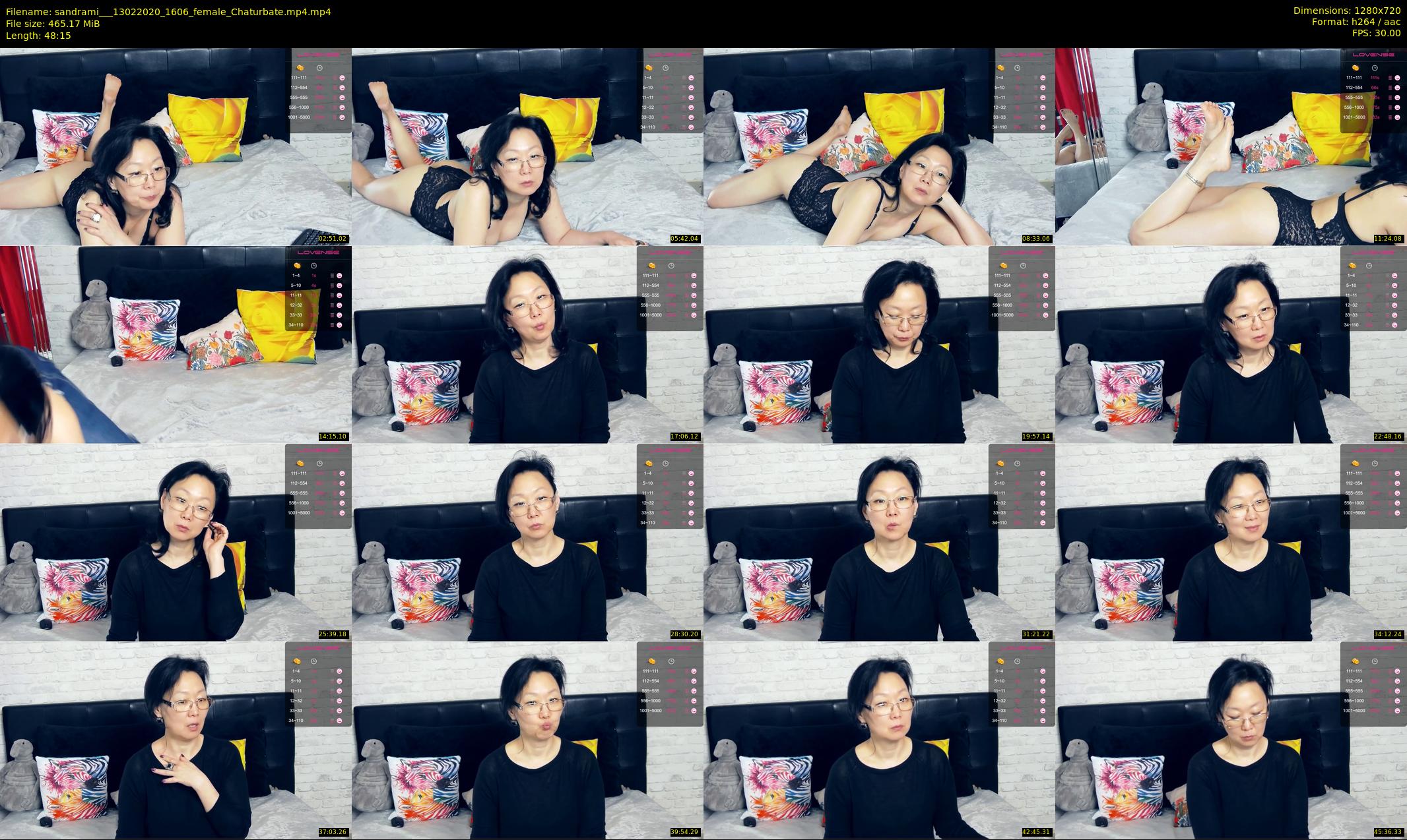 sandrami__ — 49 minute Chaturbate female cam show recording, 720p, Feb 13, 2020