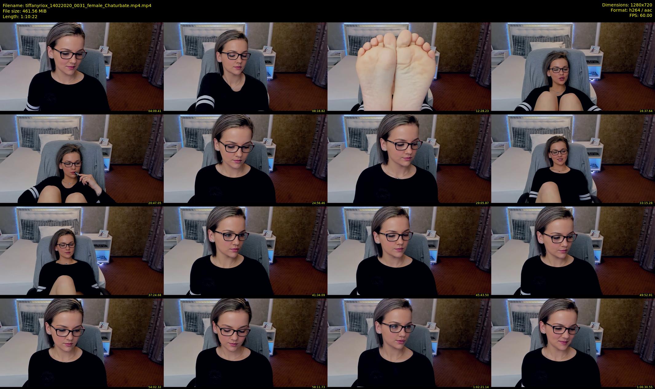 tiffanyriox — 71 minute Chaturbate female cam show recording, 720p, Feb 14, 2020