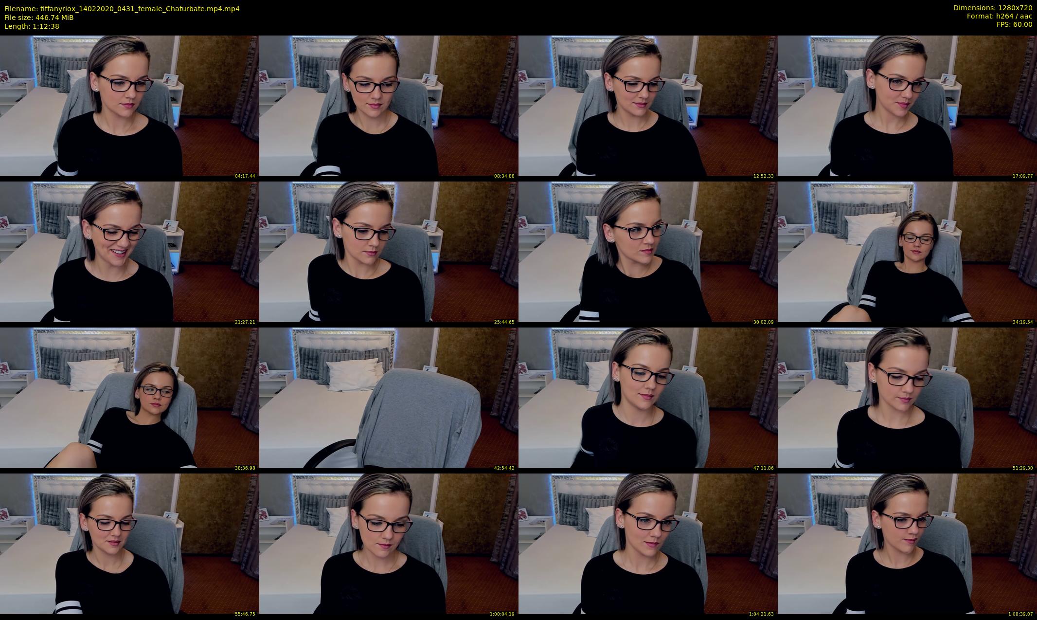 tiffanyriox — 73 minute Chaturbate female cam show recording, 720p, Feb 14, 2020
