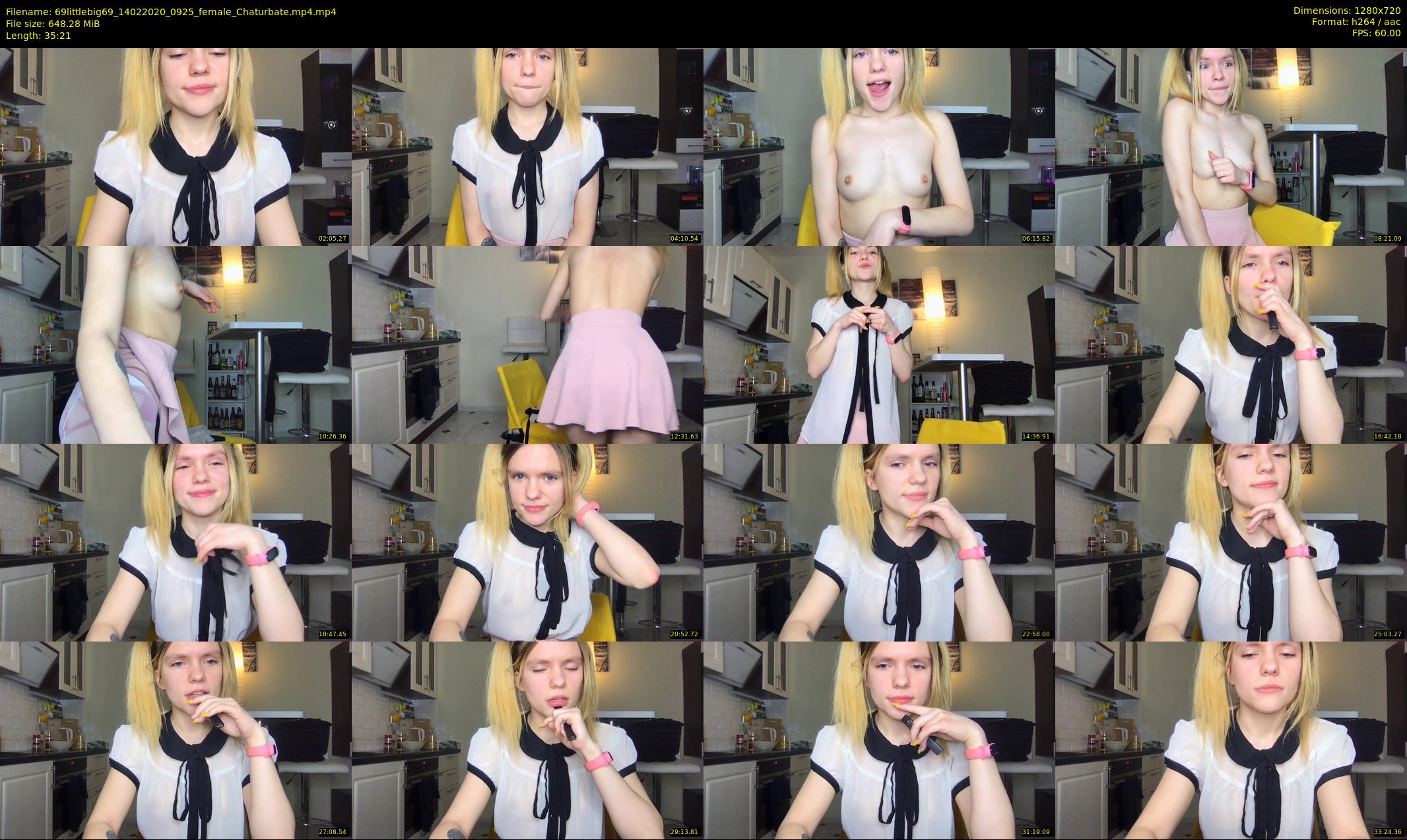 69littlebig69 — 36 minute Chaturbate couple cam show recording, 720p, Feb 14, 2020