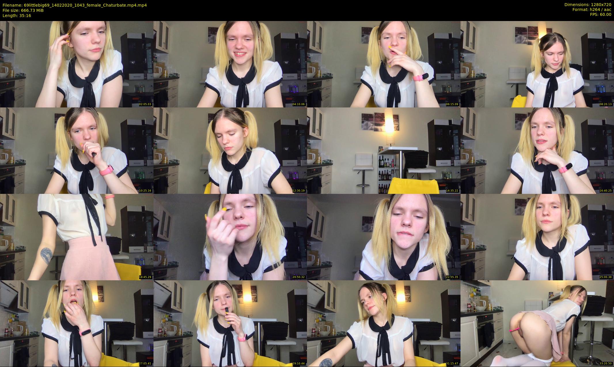 69littlebig69 — 36 minute Chaturbate couple cam show recording, 720p, Feb 14, 2020