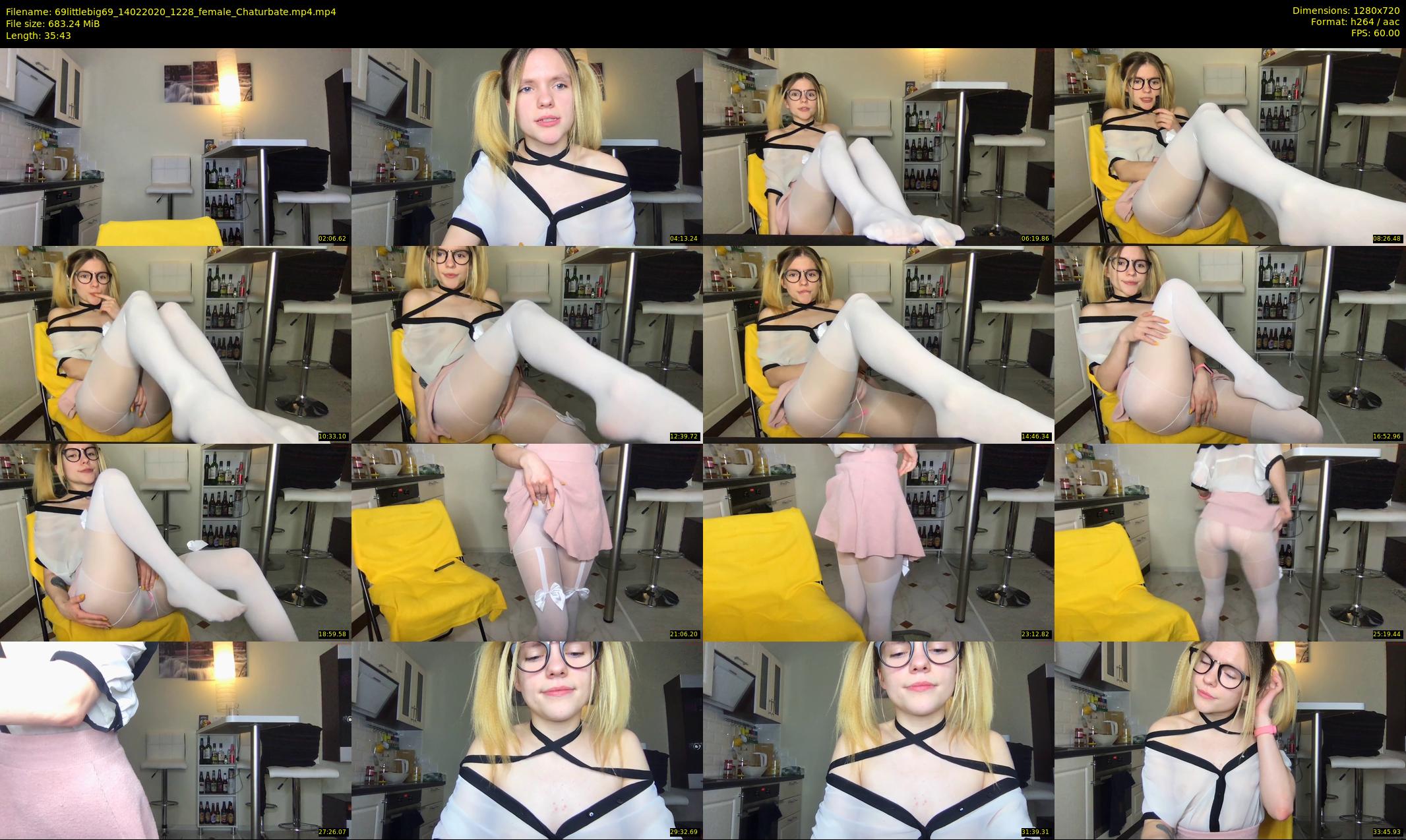 69littlebig69 — 36 minute Chaturbate couple cam show recording, 720p, Feb 14, 2020