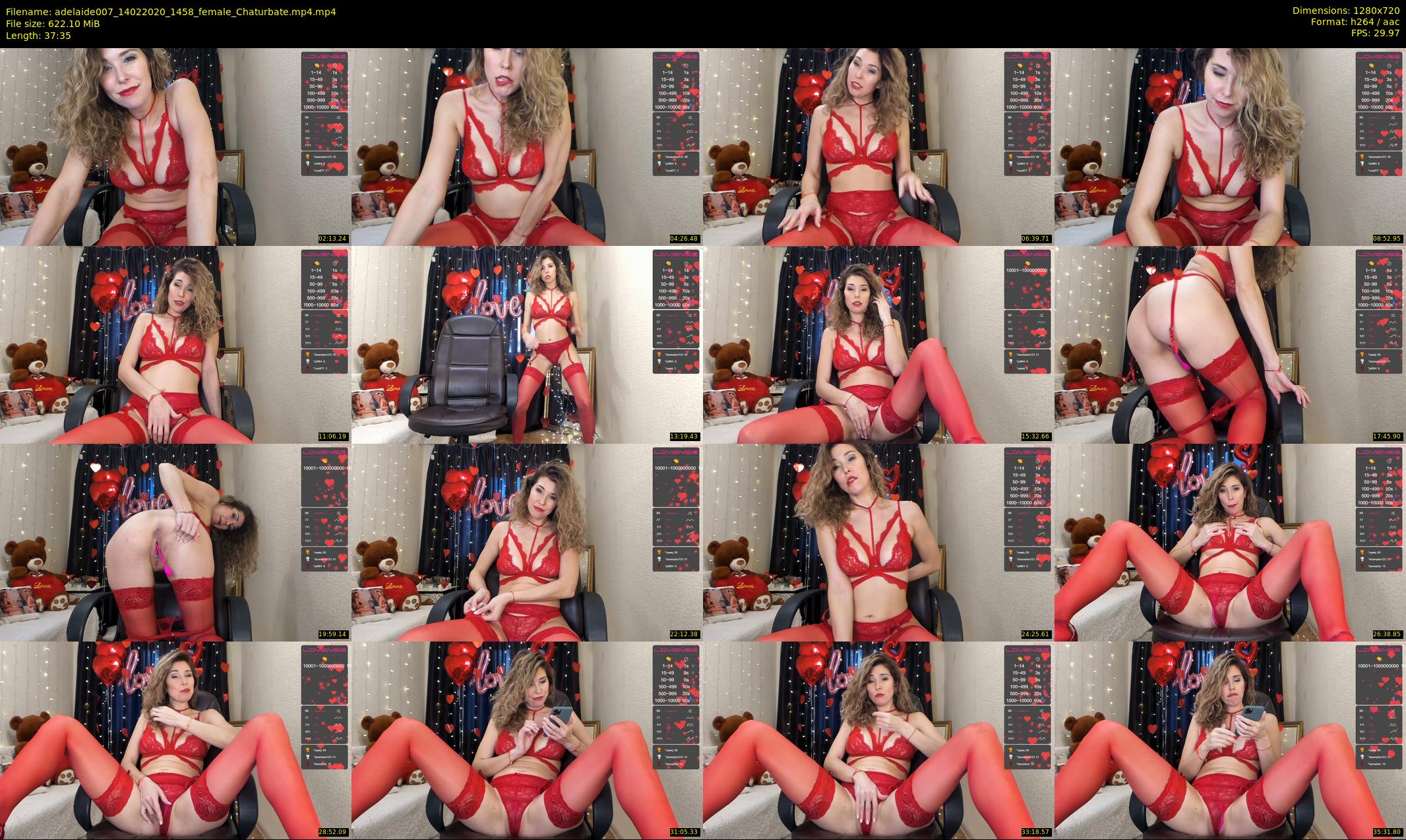 adelaide007 — 38 minute Chaturbate female cam show recording, 720p, Feb 14, 2020
