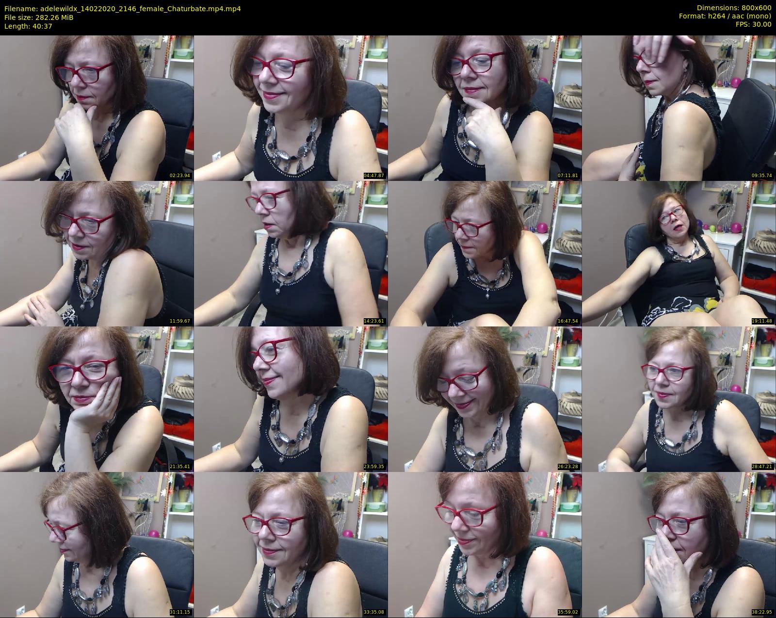 adelewildx — 41 minute Chaturbate female cam show recording, 480p, Feb 14, 2020