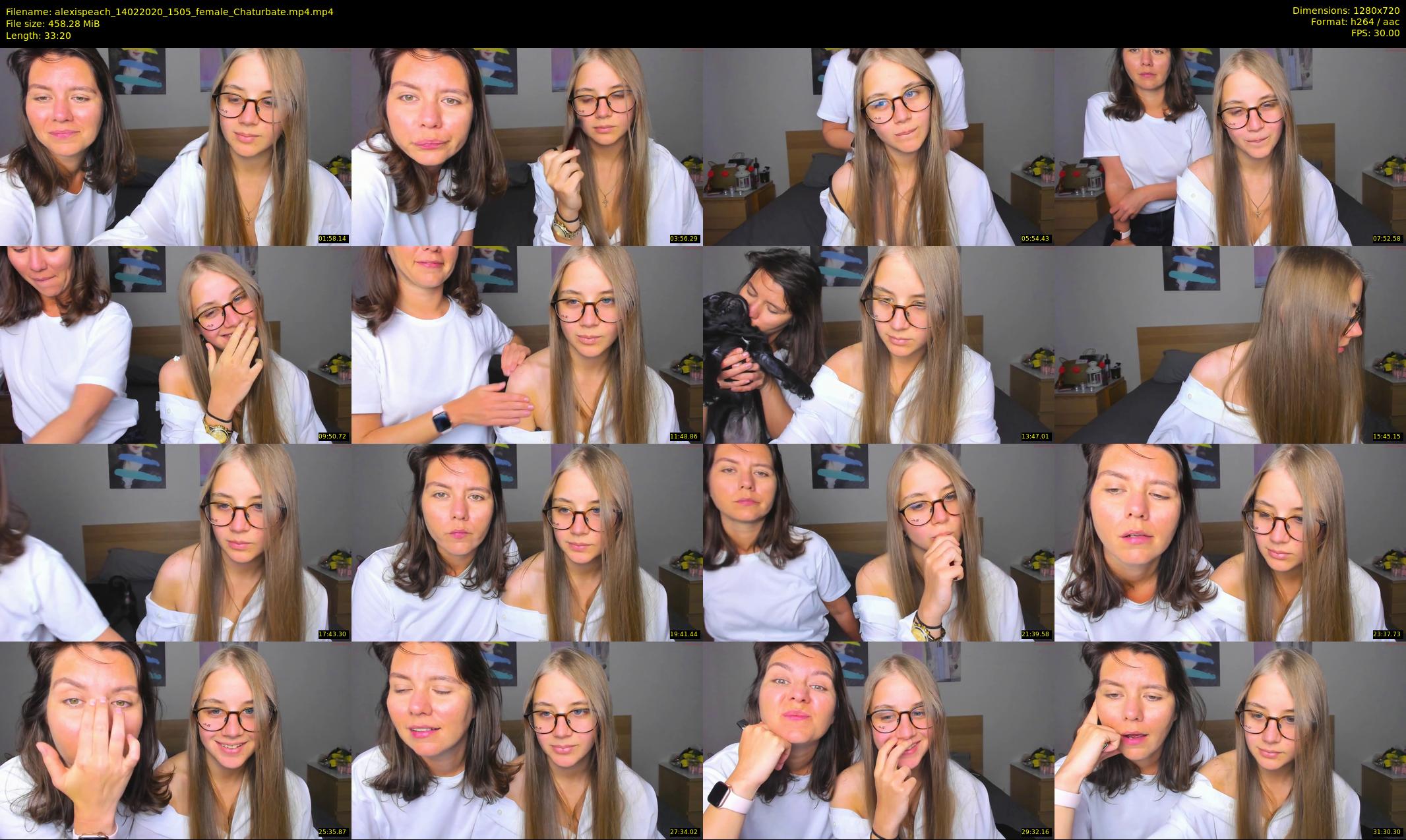 alexispeach — 34 minute Chaturbate female cam show recording, 720p, Feb 14, 2020
