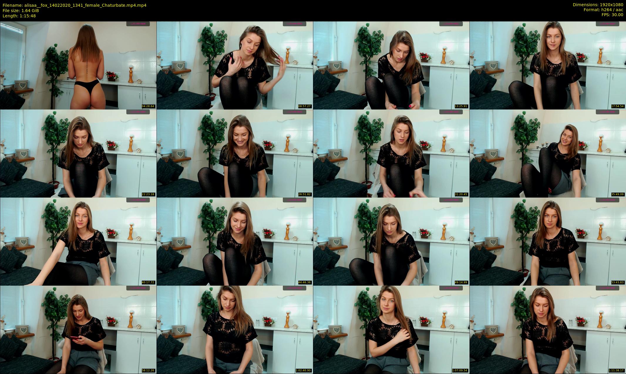 alisaa__fox — 76 minute Chaturbate female cam show recording, 1080p, Feb 14, 2020