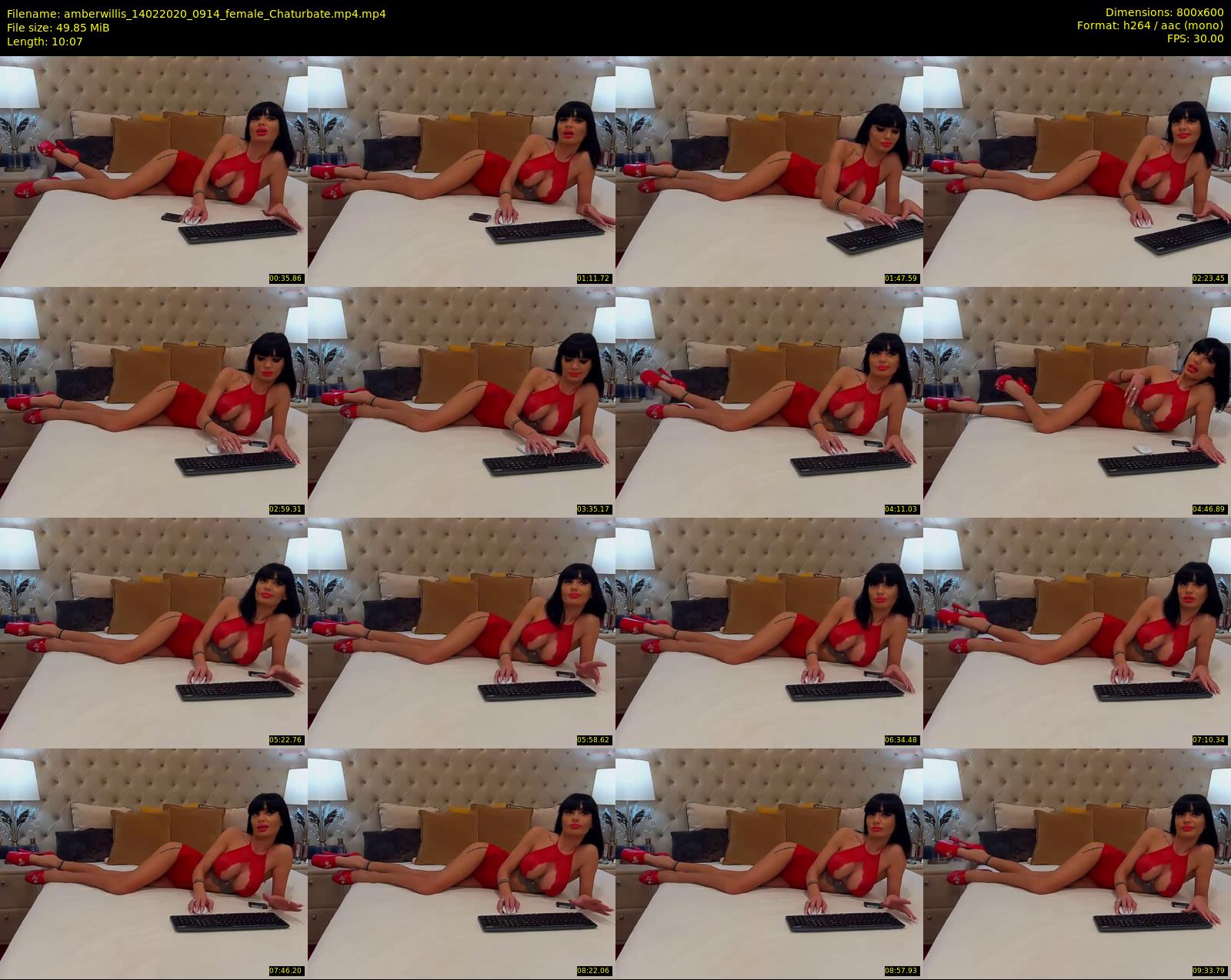 amberwillis — 11 minute Chaturbate female cam show recording, 480p, Feb 14, 2020