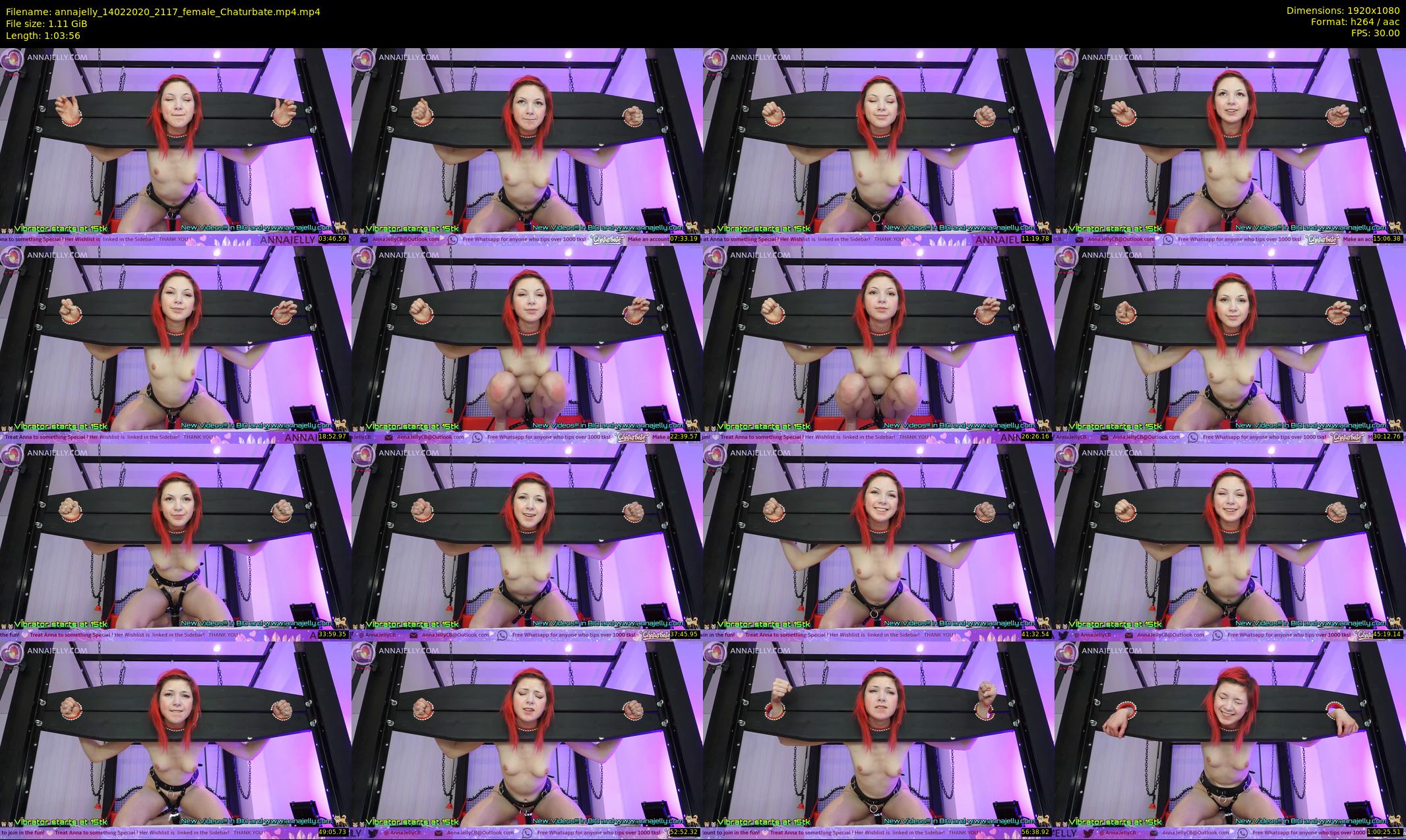 annajelly — 64 minute Chaturbate couple cam show recording, 1080p, Feb 14, 2020