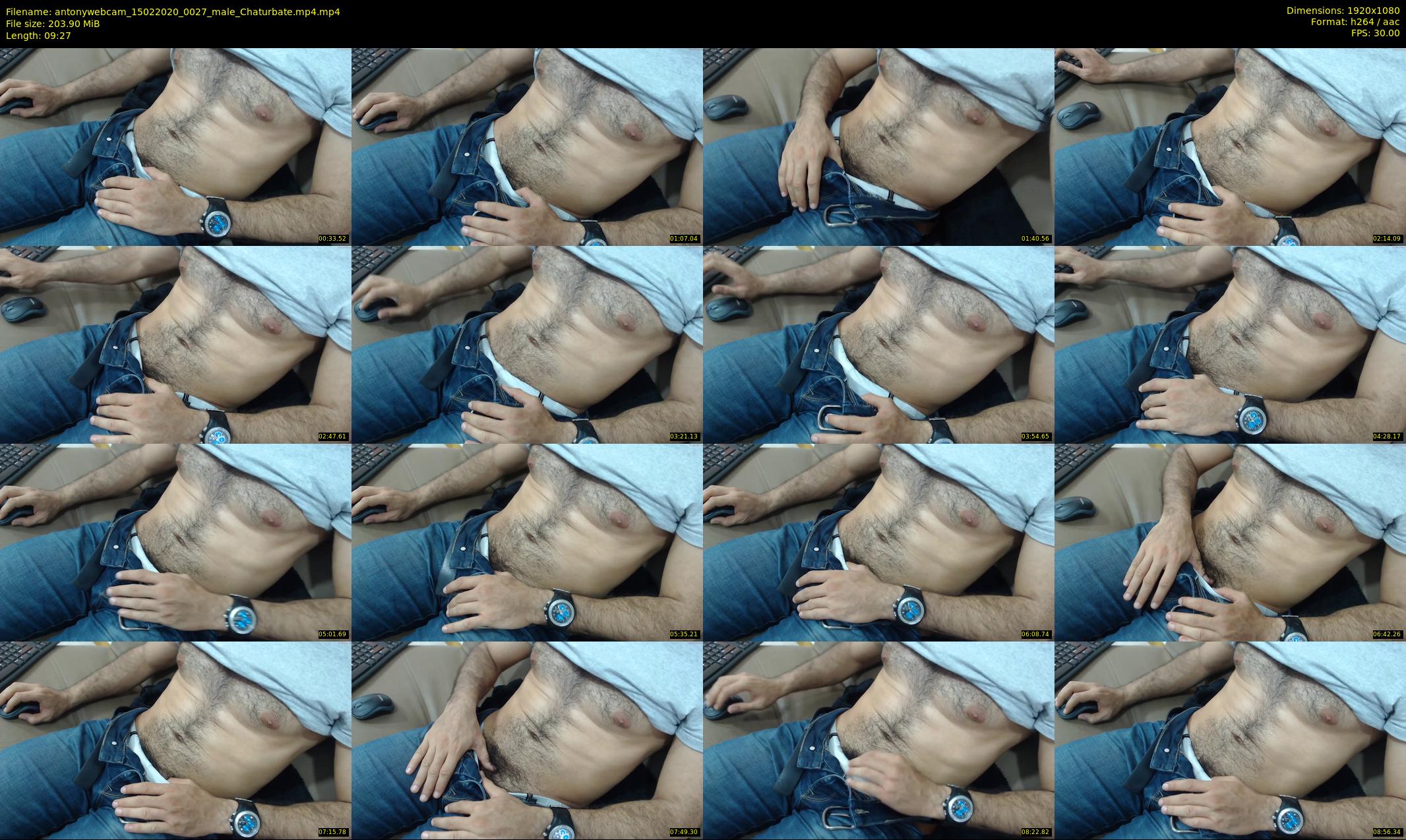 antonywebcam — 10 minute Chaturbate male cam show recording, 1080p, Feb 15, 2020