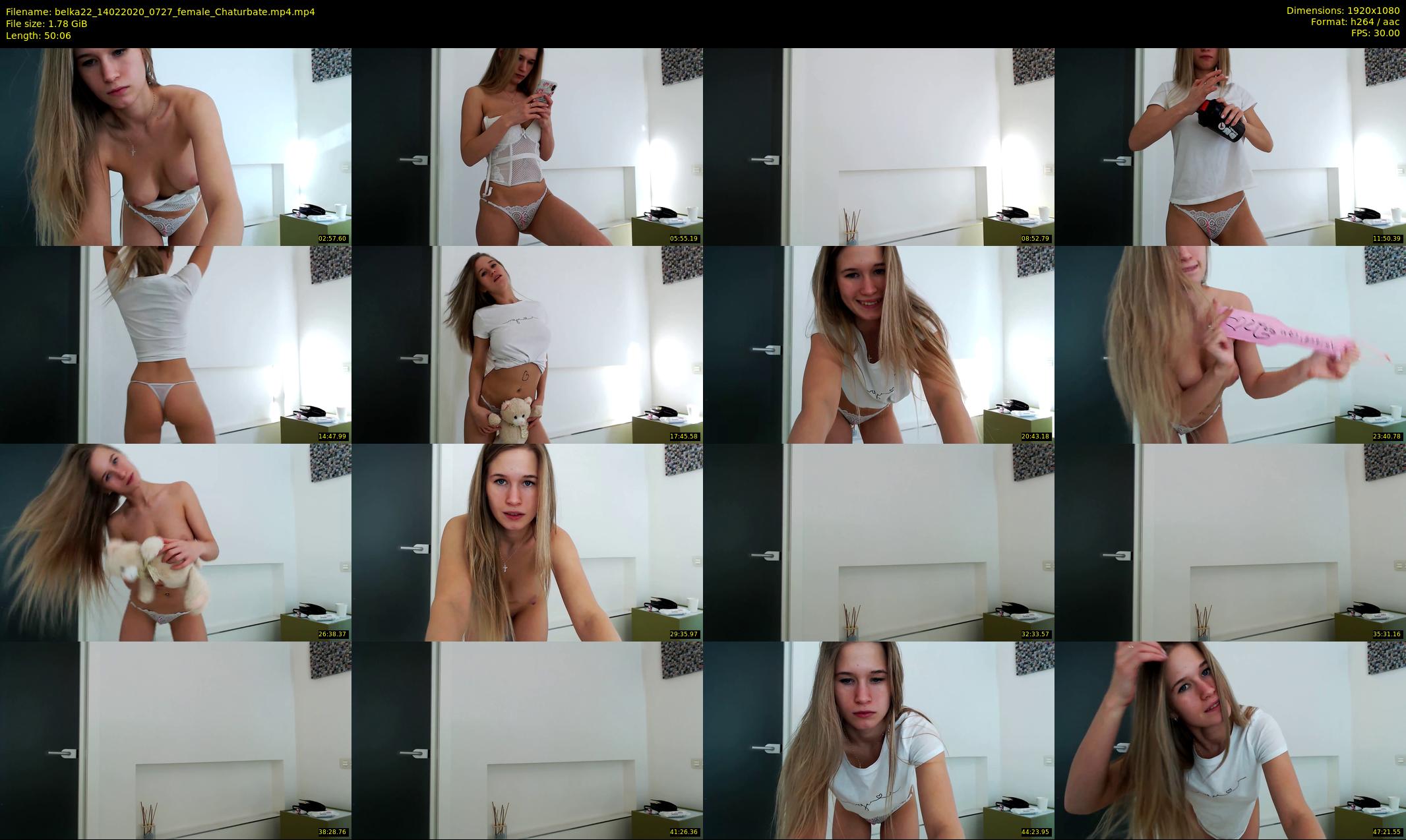 belka22 — 51 minute Chaturbate female cam show recording, 1080p, Feb 14, 2020