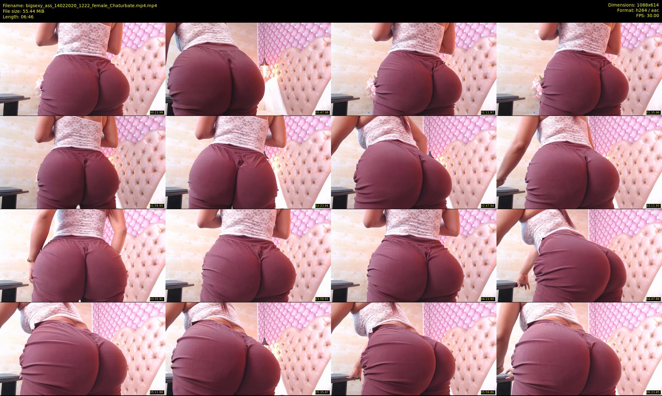 bigsexy_ass — 7 minute Chaturbate female cam show recording, 480p, Feb 14, 2020