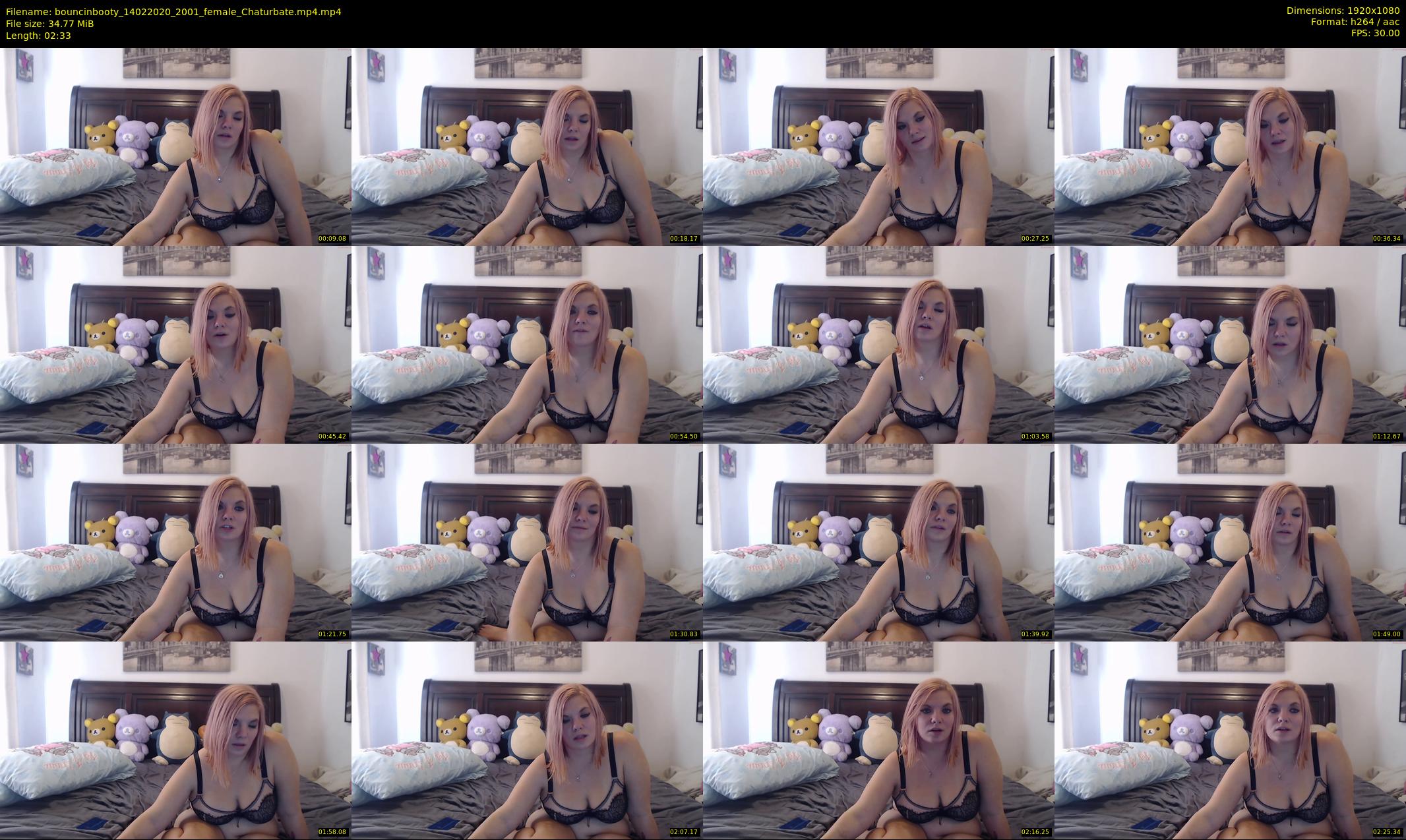 bouncinbooty — 3 minute Chaturbate female cam show recording, 1080p, Feb 14, 2020