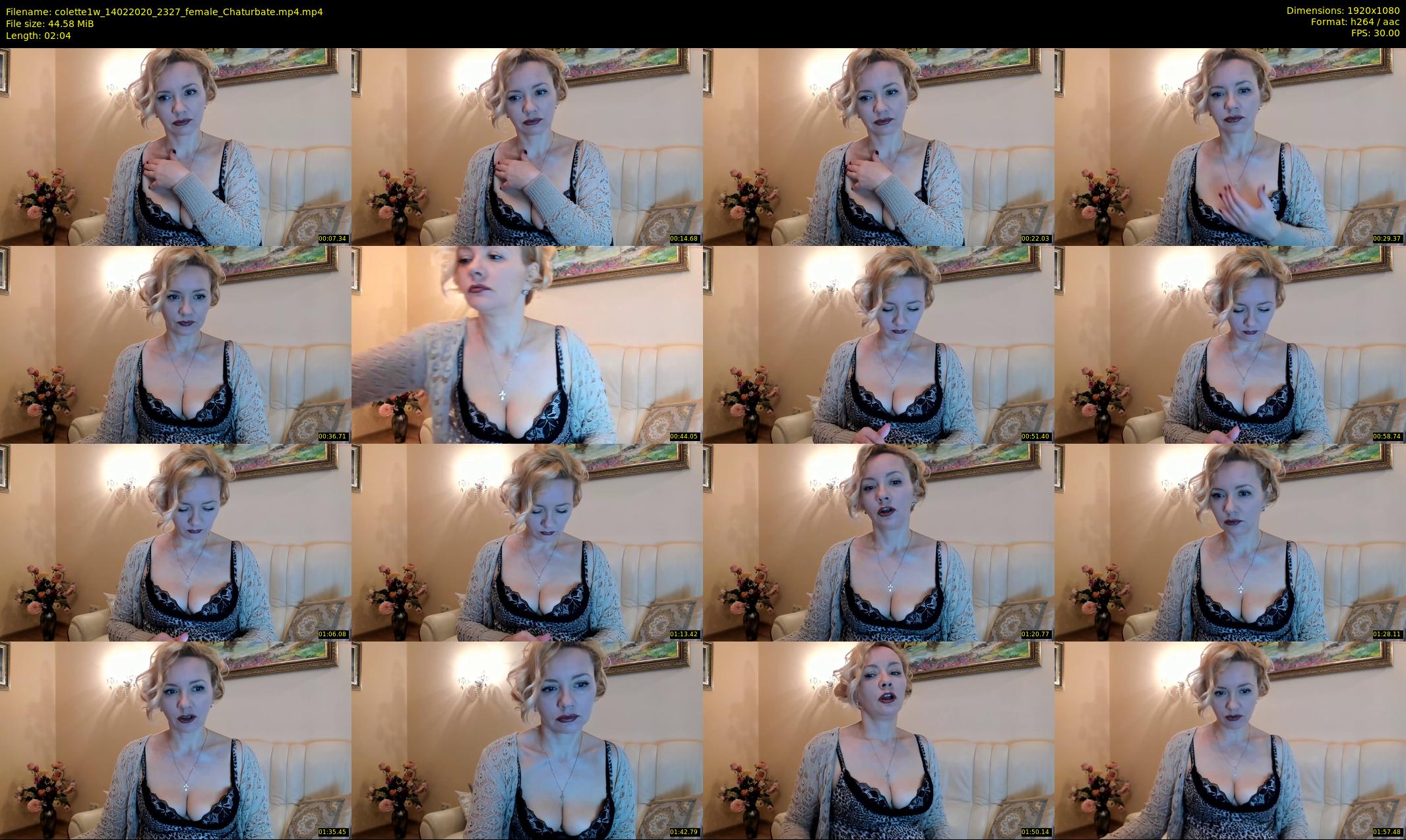 colette1w — 3 minute Chaturbate female cam show recording, 1080p, Feb 14, 2020