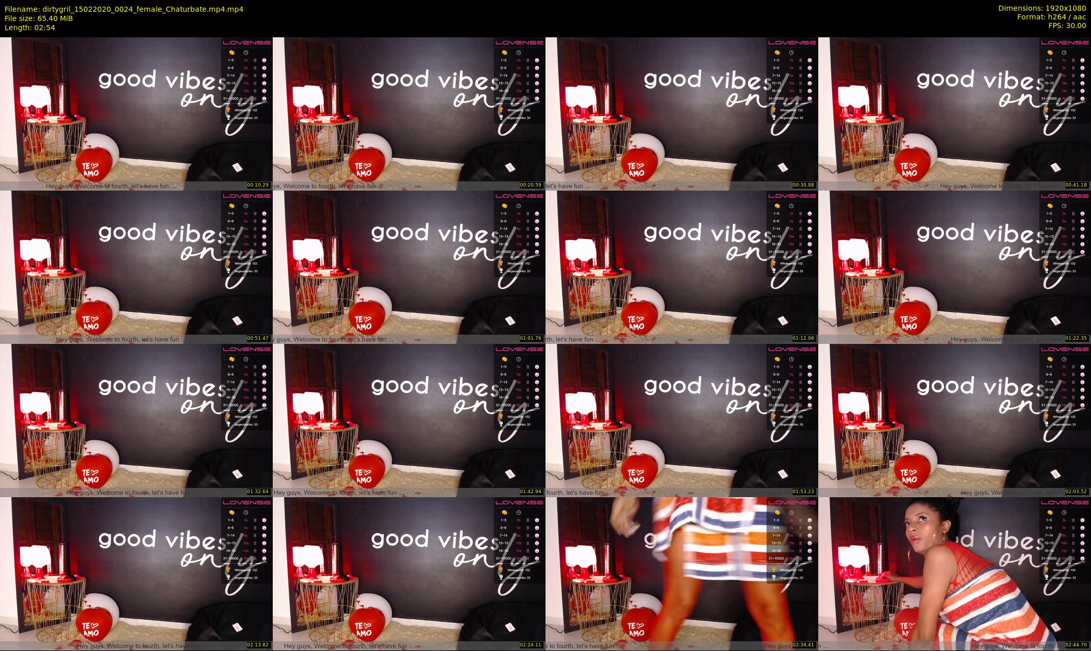 dirtygril — 3 minute Chaturbate female cam show recording, 1080p, Feb 15, 2020