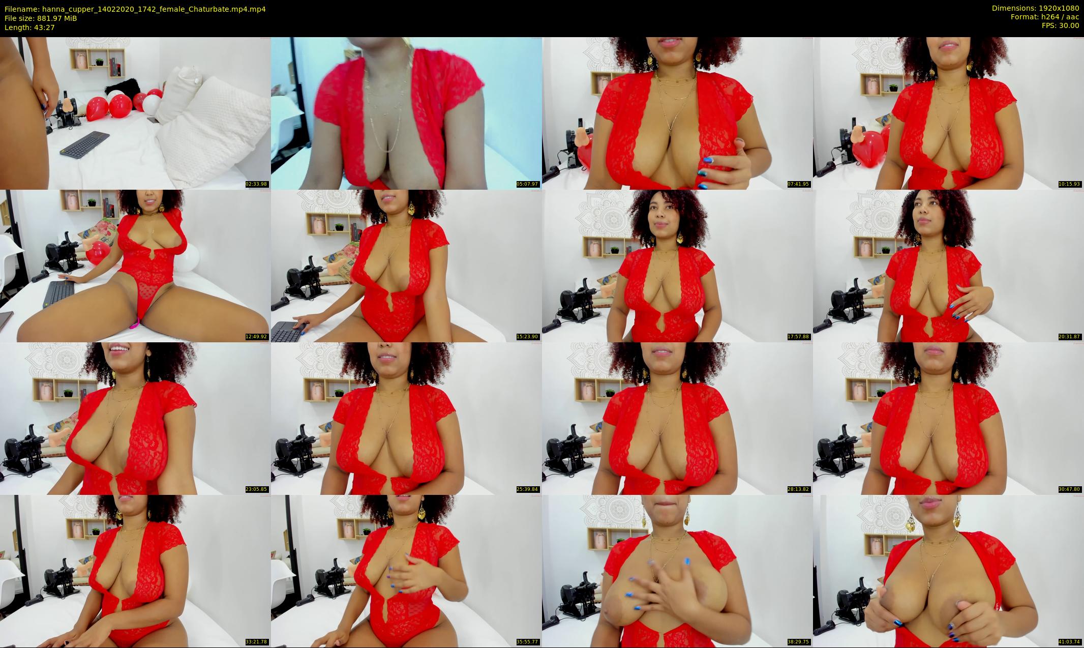 hanna_cupper — 44 minute Chaturbate female cam show recording, 1080p, Feb 14, 2020