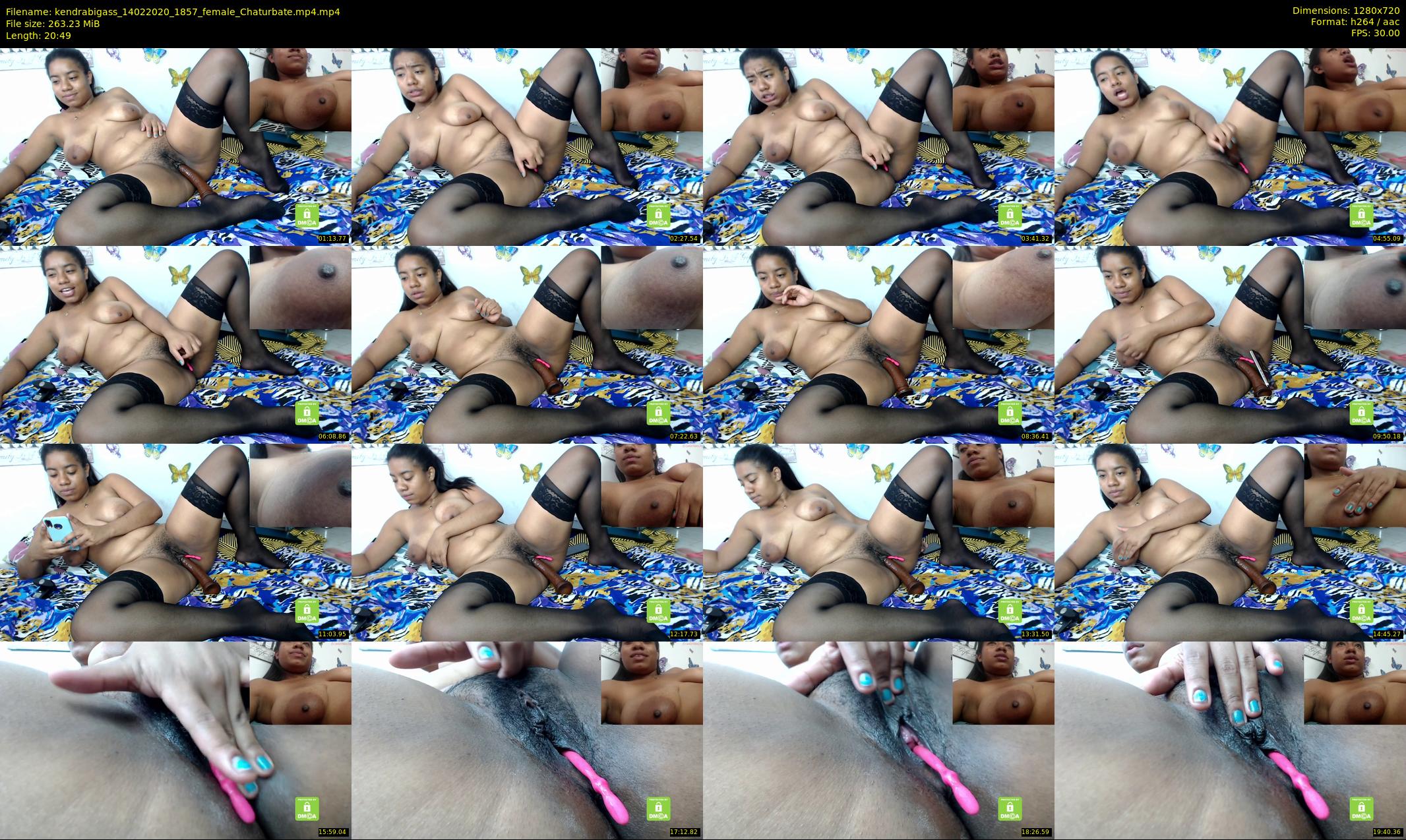 kendrabigass — 21 minute Chaturbate female cam show recording, 720p, Feb 14, 2020