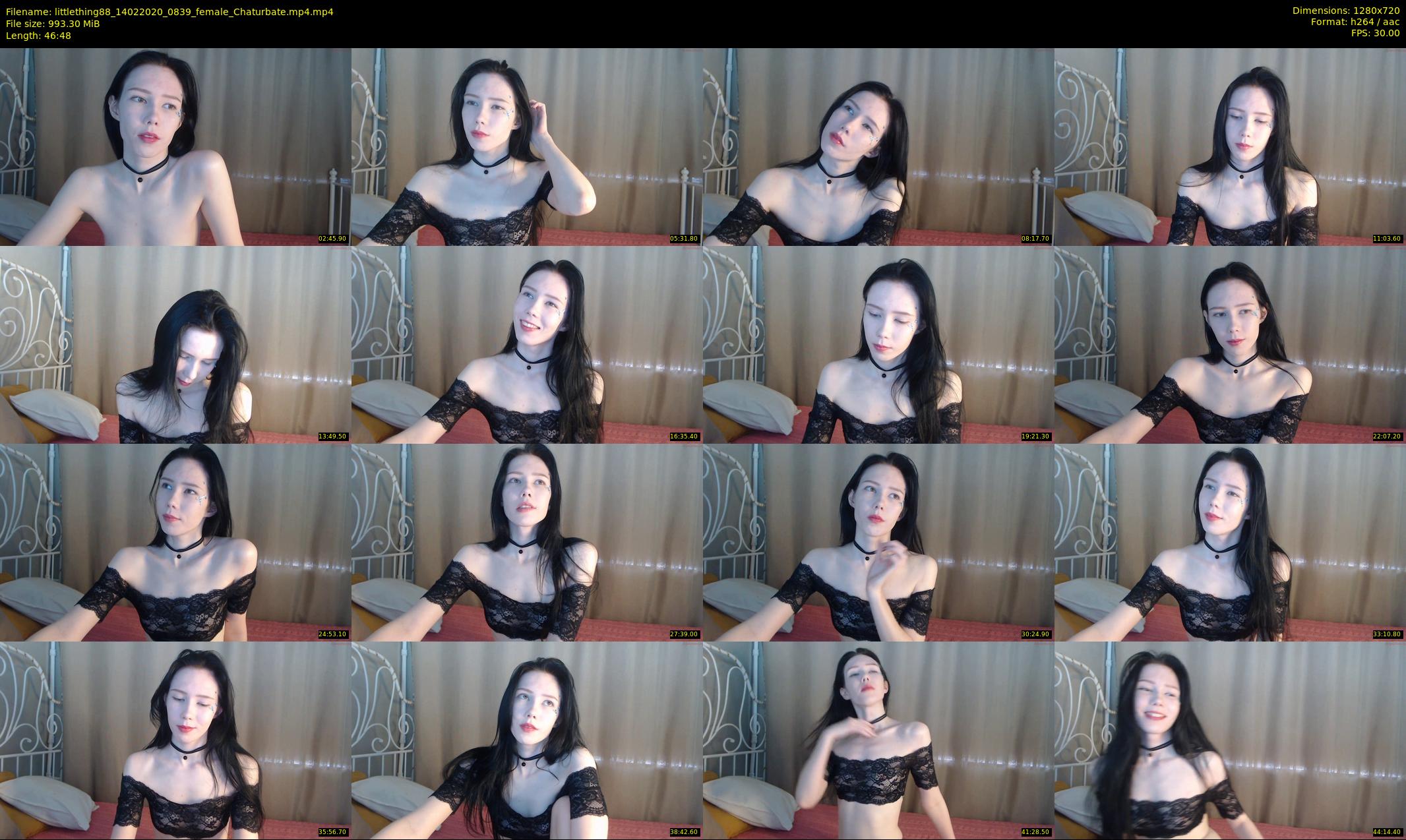 littlething88 — 47 minute Chaturbate female cam show recording, 720p, Feb 14, 2020