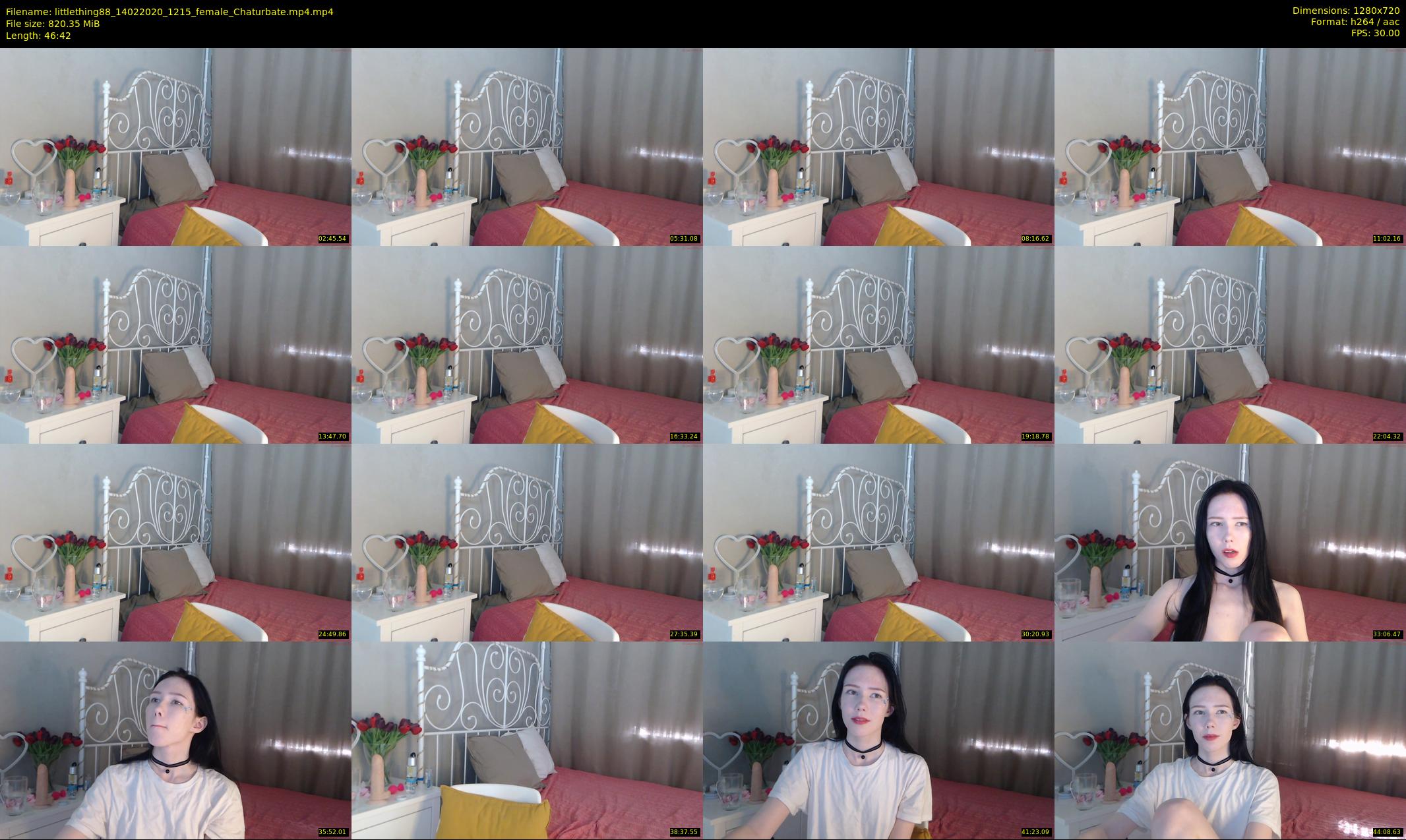 littlething88 — 47 minute Chaturbate female cam show recording, 720p, Feb 14, 2020