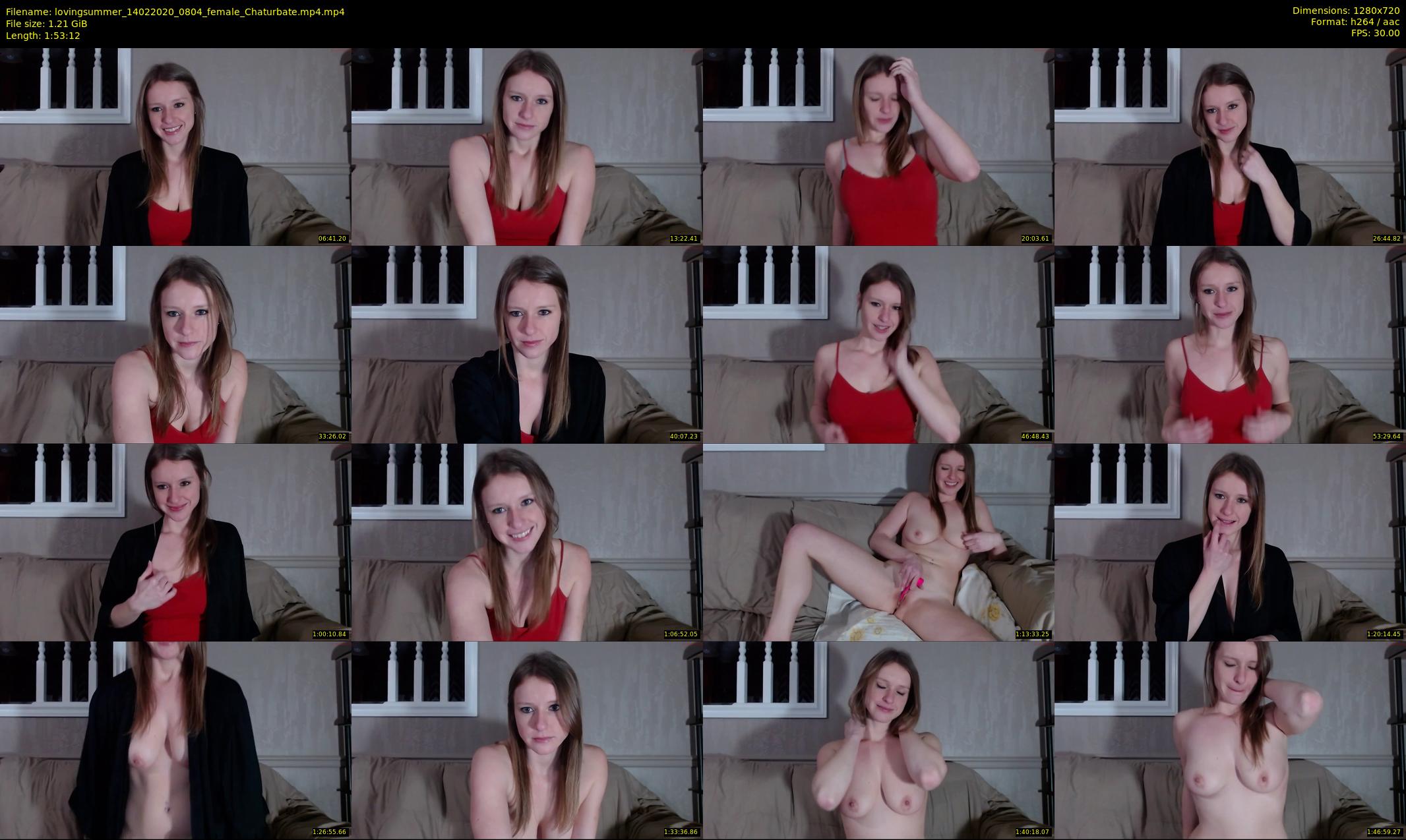 lovingsummer — 114 minute Chaturbate female cam show recording, 720p, Feb 14, 2020