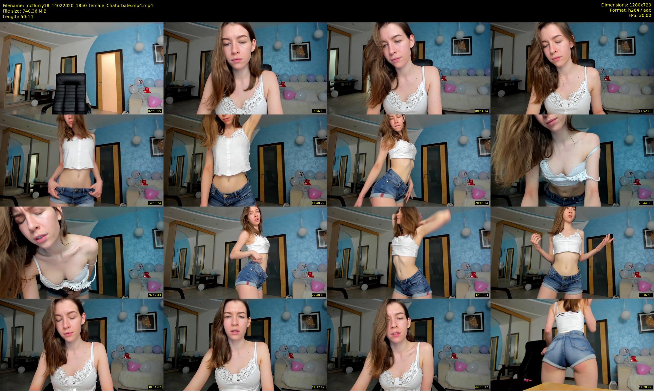 mcflurry18 — 51 minute Chaturbate female cam show recording, 720p, Feb 14, 2020
