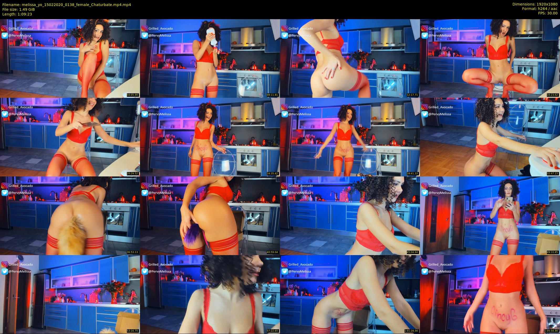 melissa_yo — 70 minute Chaturbate female cam show recording, 1080p, Feb 15, 2020
