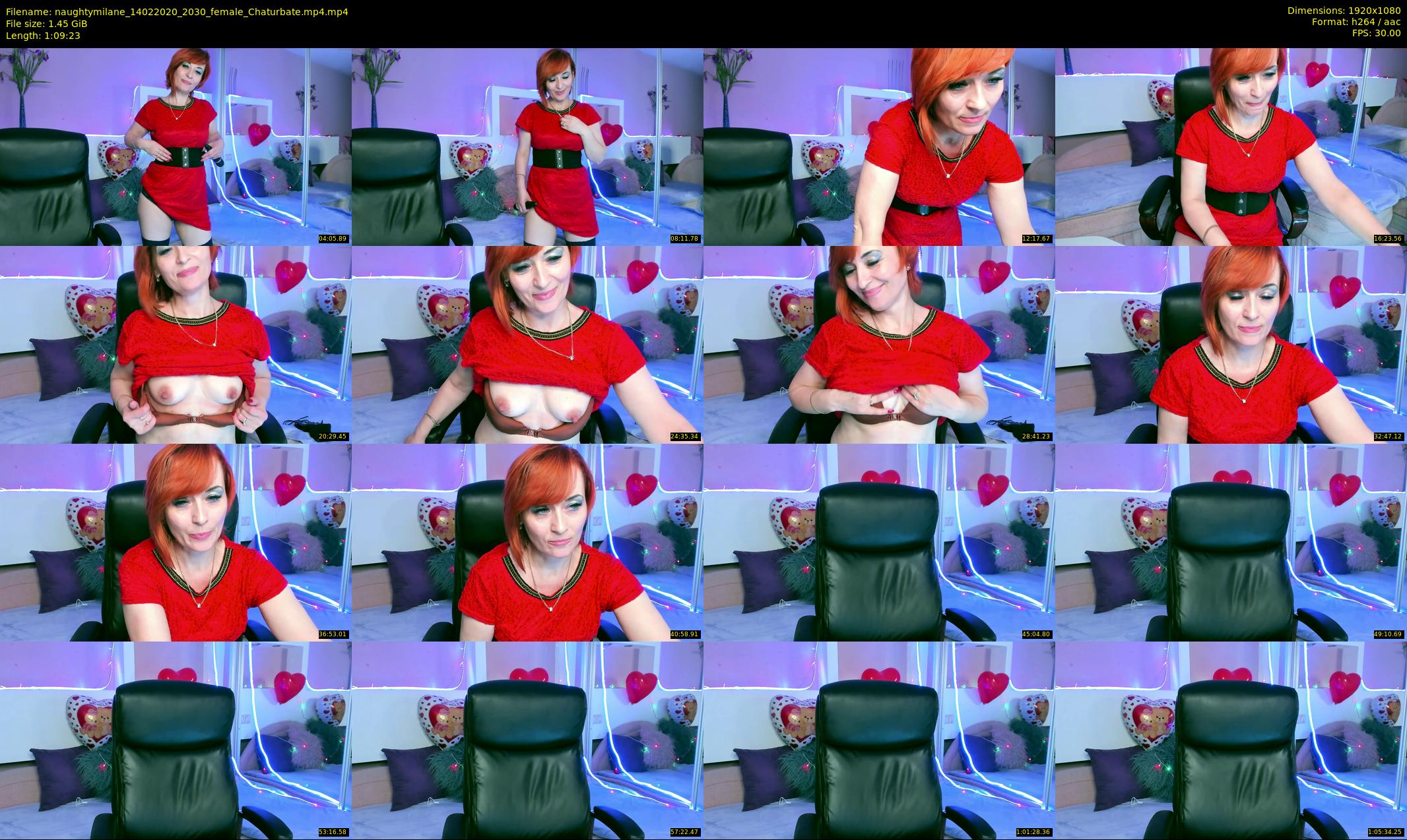 naughtymilane — 70 minute Chaturbate female cam show recording, 1080p, Feb 14, 2020