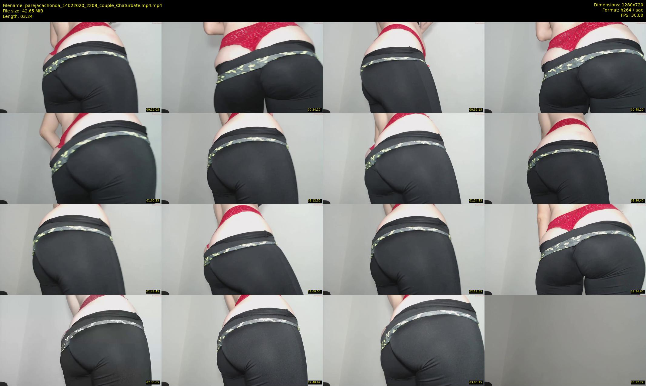 parejacachonda — 4 minute Chaturbate couple cam show recording, 720p, Feb 14, 2020
