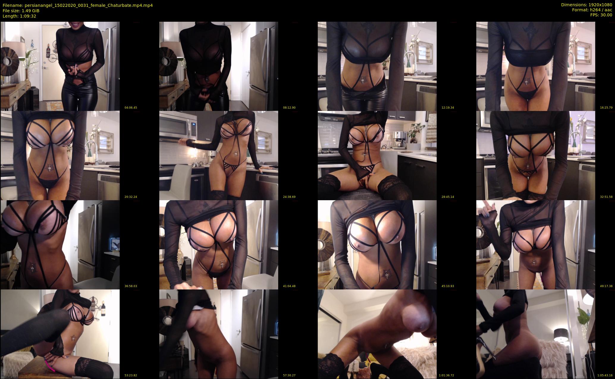 persianangel — 70 minute Chaturbate female cam show recording, 1080p, Feb 15, 2020