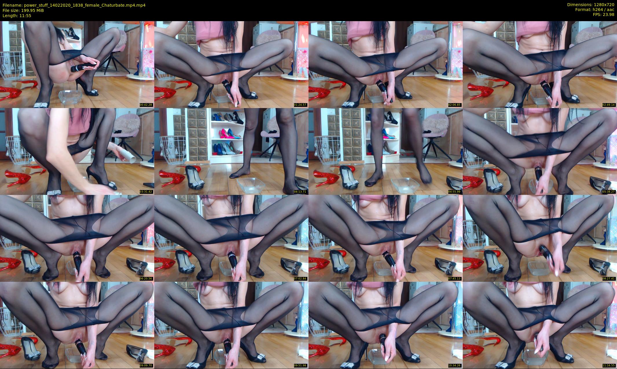 power_stuff — 12 minute Chaturbate female cam show recording, 720p, Feb 14, 2020