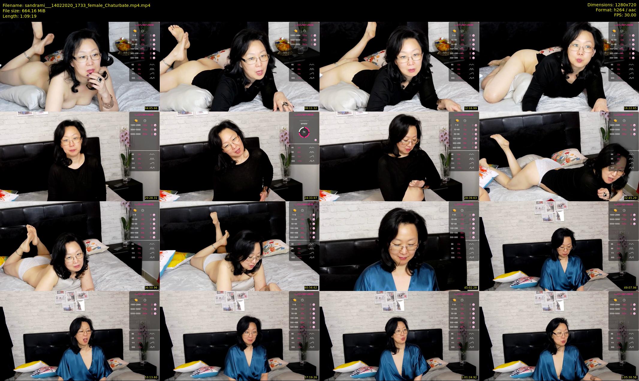 sandrami__ — 70 minute Chaturbate female cam show recording, 720p, Feb 14, 2020