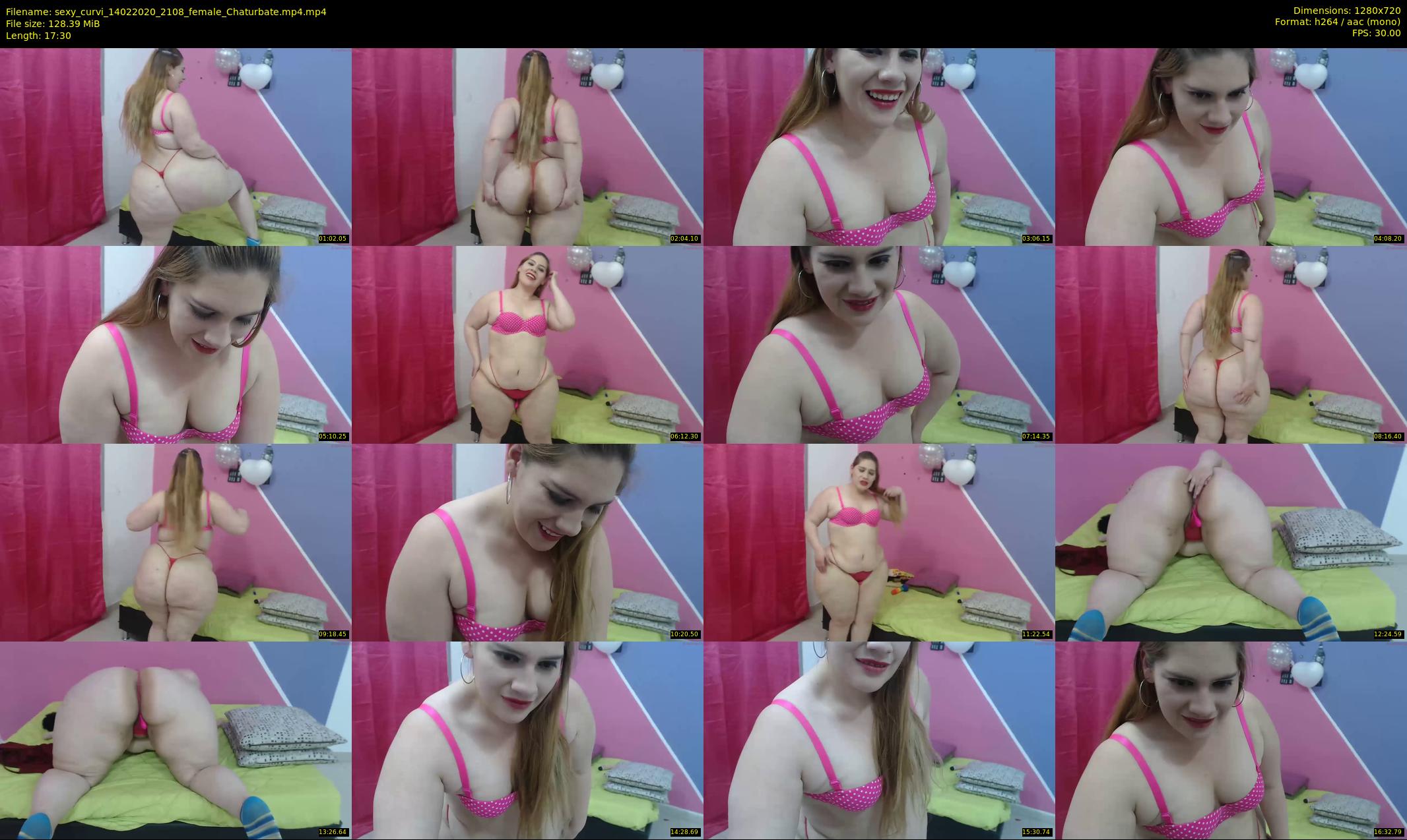 sexy_curvi — 18 minute Chaturbate female cam show recording, 720p, Feb 14, 2020