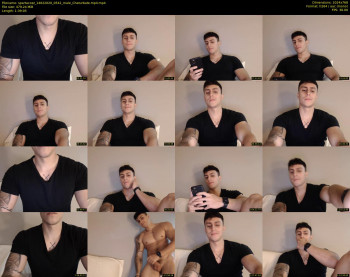 spartacozz — 100 minute Chaturbate male cam show recording, 720p, Feb 14, 2020