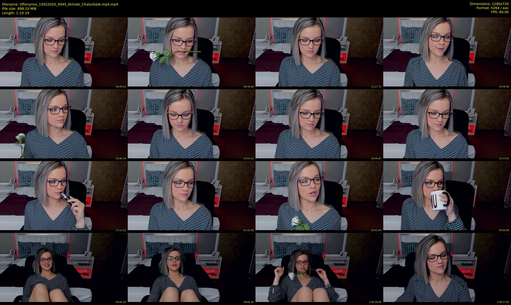 tiffanyriox — 71 minute Chaturbate female cam show recording, 720p, Feb 15, 2020