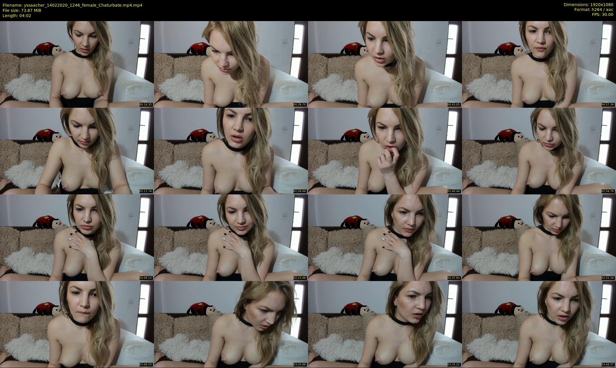yssaacher — 5 minute Chaturbate female cam show recording, 1080p, Feb 14, 2020