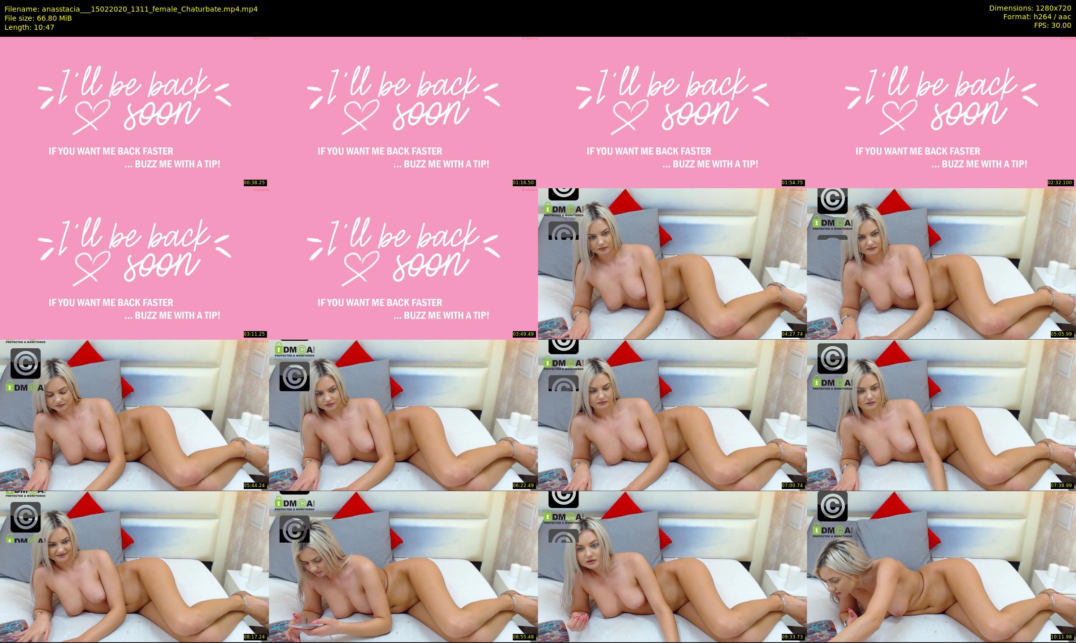 anasstacia__ — 11 minute Chaturbate female cam show recording, 720p, Feb 15, 2020