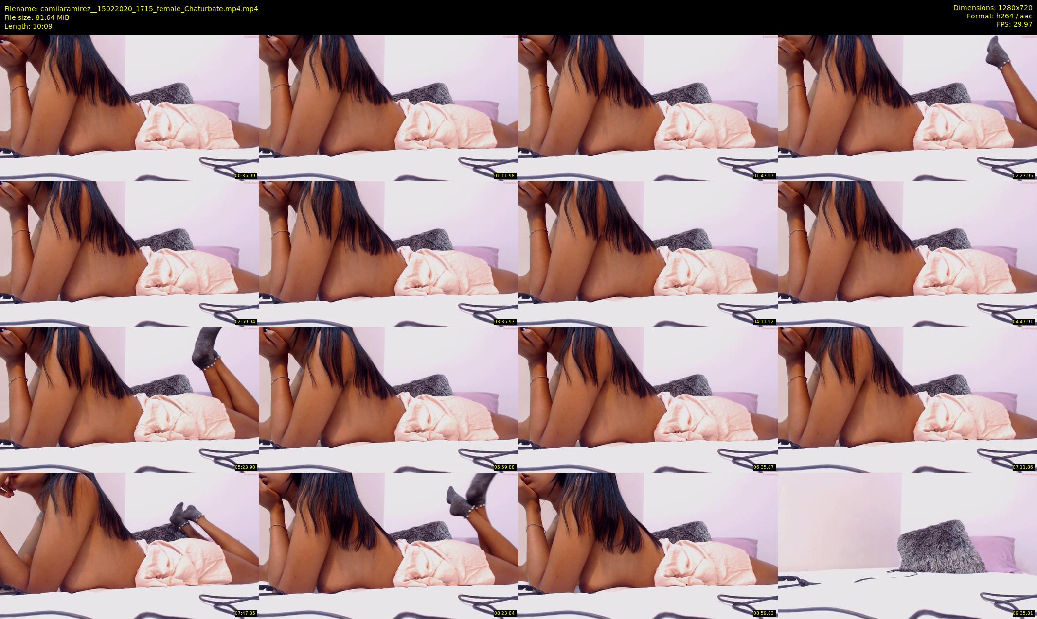 camilaramirez_ — 11 minute Chaturbate female cam show recording, 720p, Feb 15, 2020