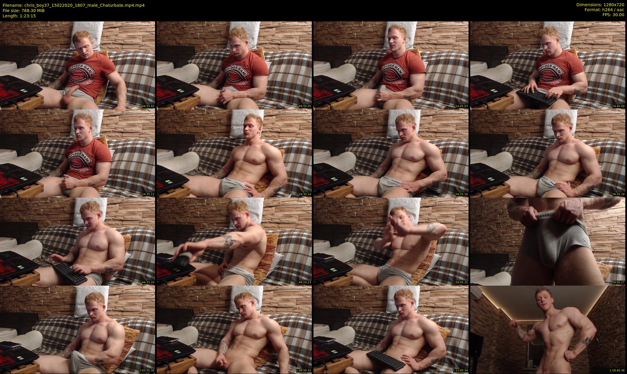 chris_boy37 — 84 minute Chaturbate male cam show recording, 720p, Feb 15, 2020