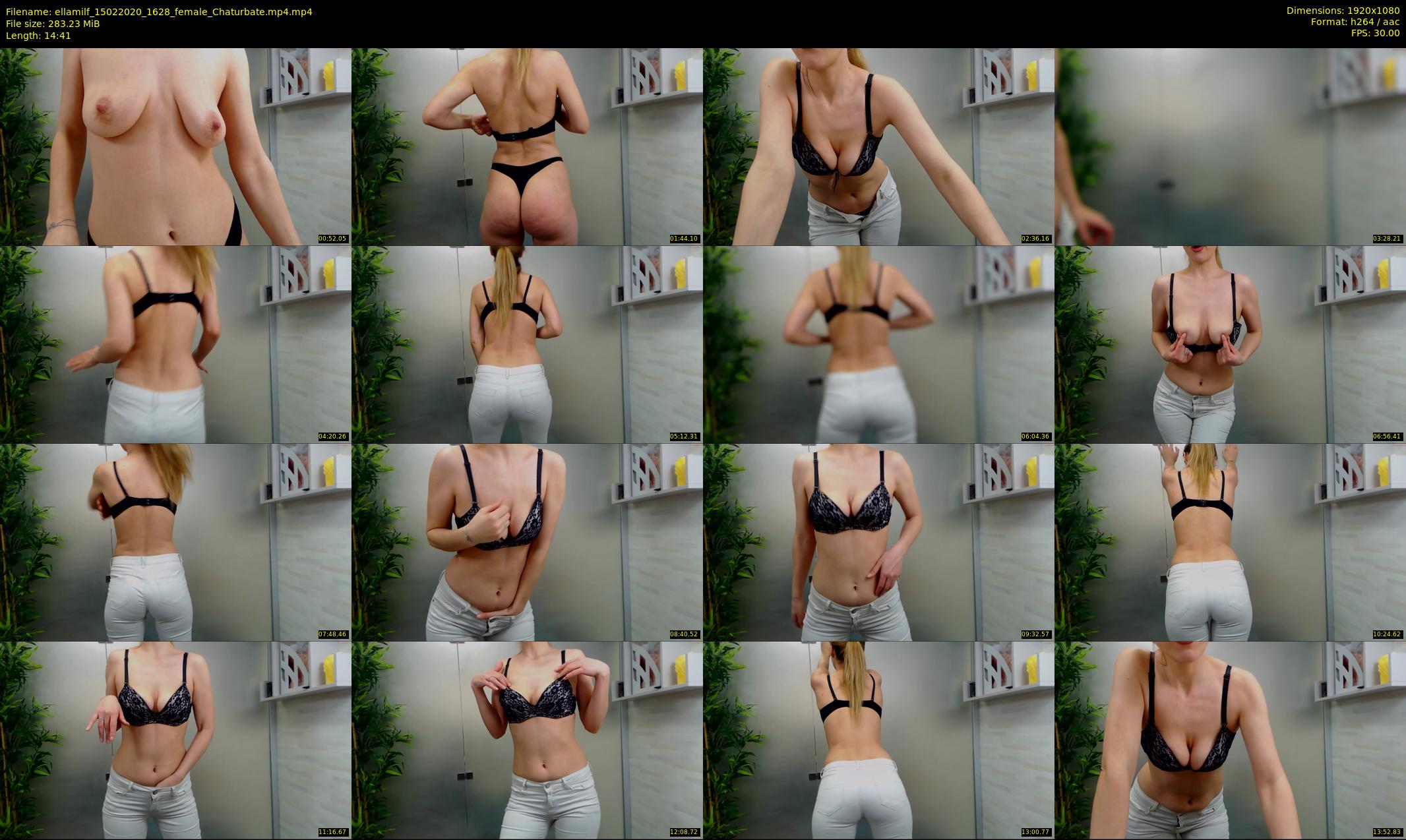 ellamilf — 15 minute Chaturbate female cam show recording, 1080p, Feb 15, 2020